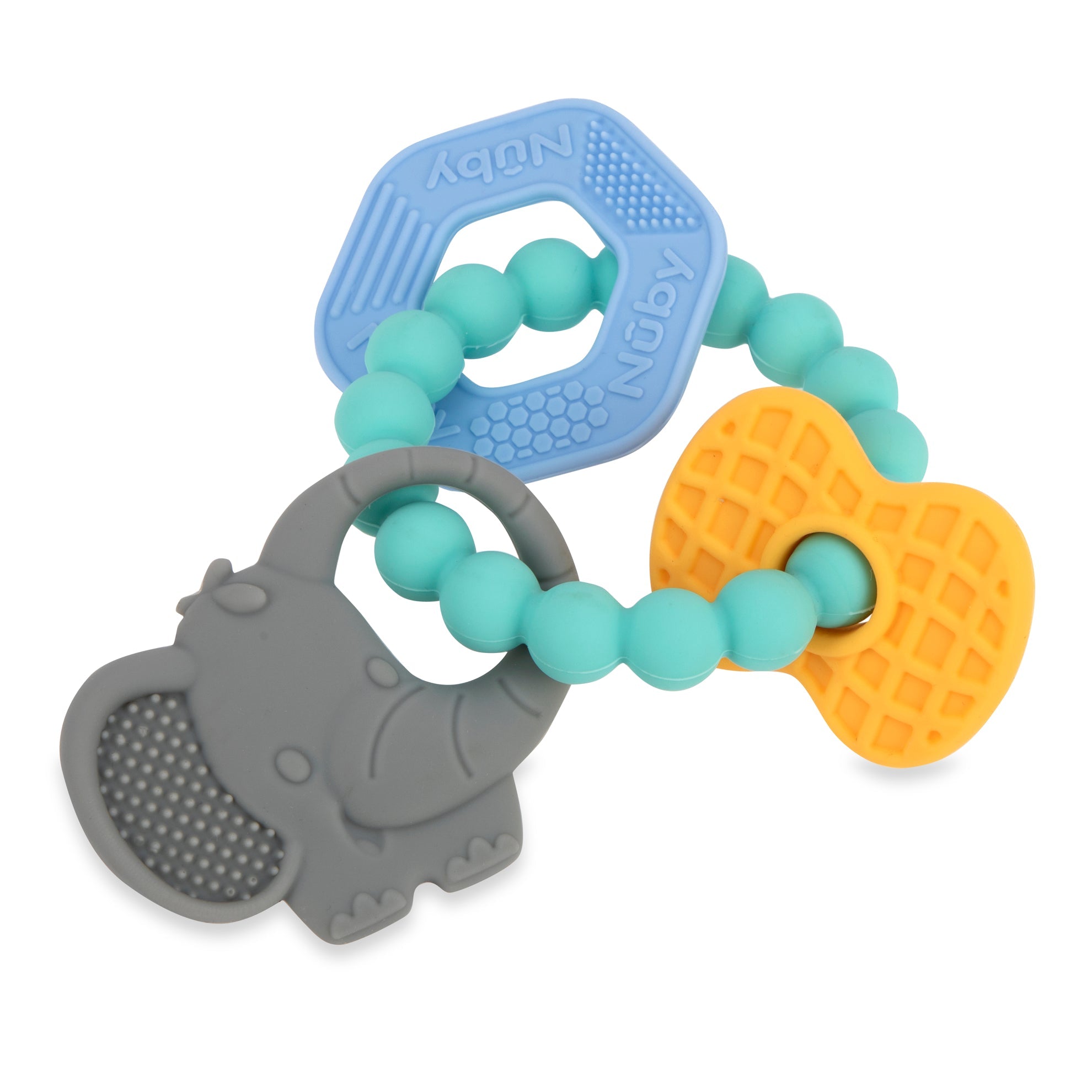 Soft Silicone Chewy Charms Teething Ring (68S2)