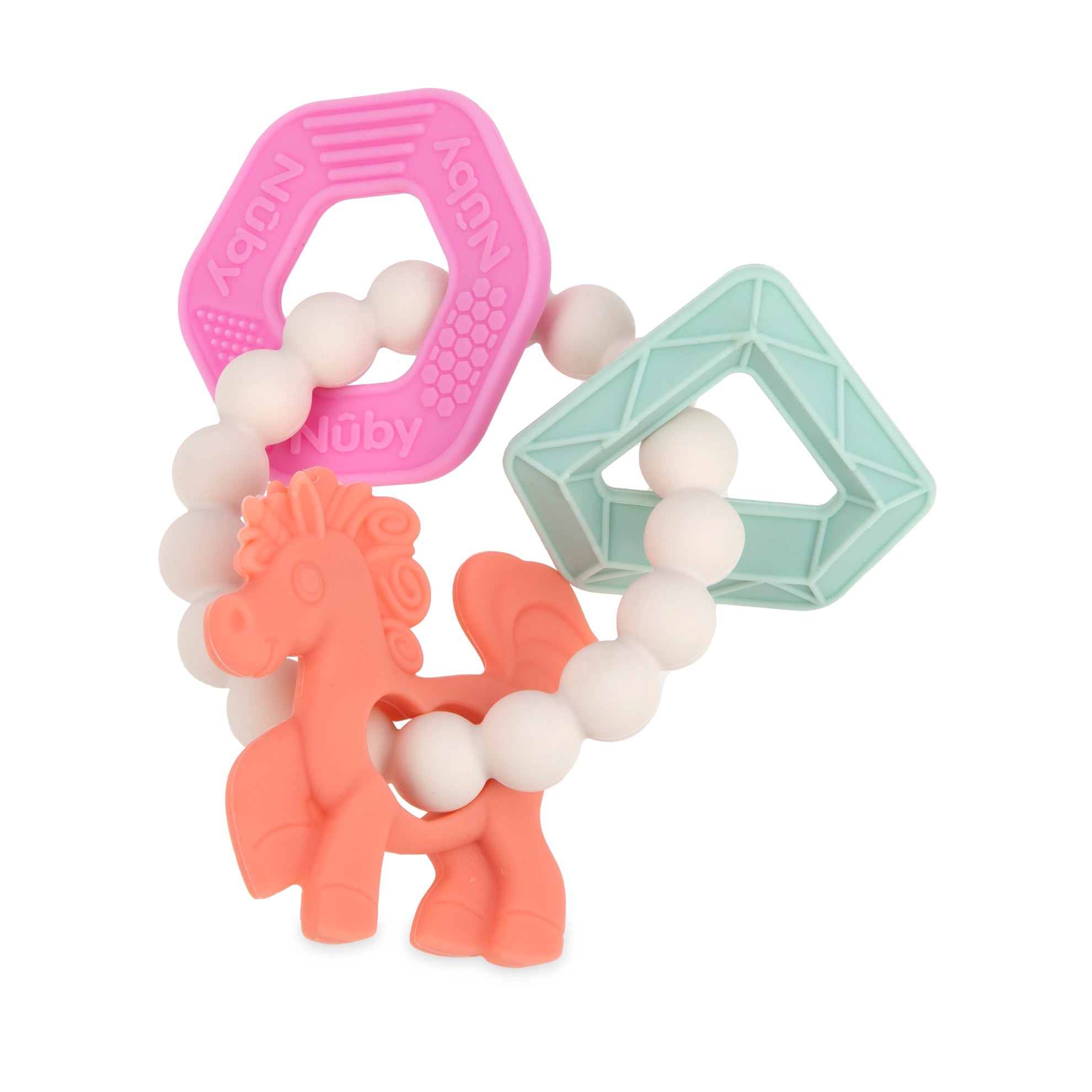 Soft Silicone Chewy Charms Teething Ring (68S2)