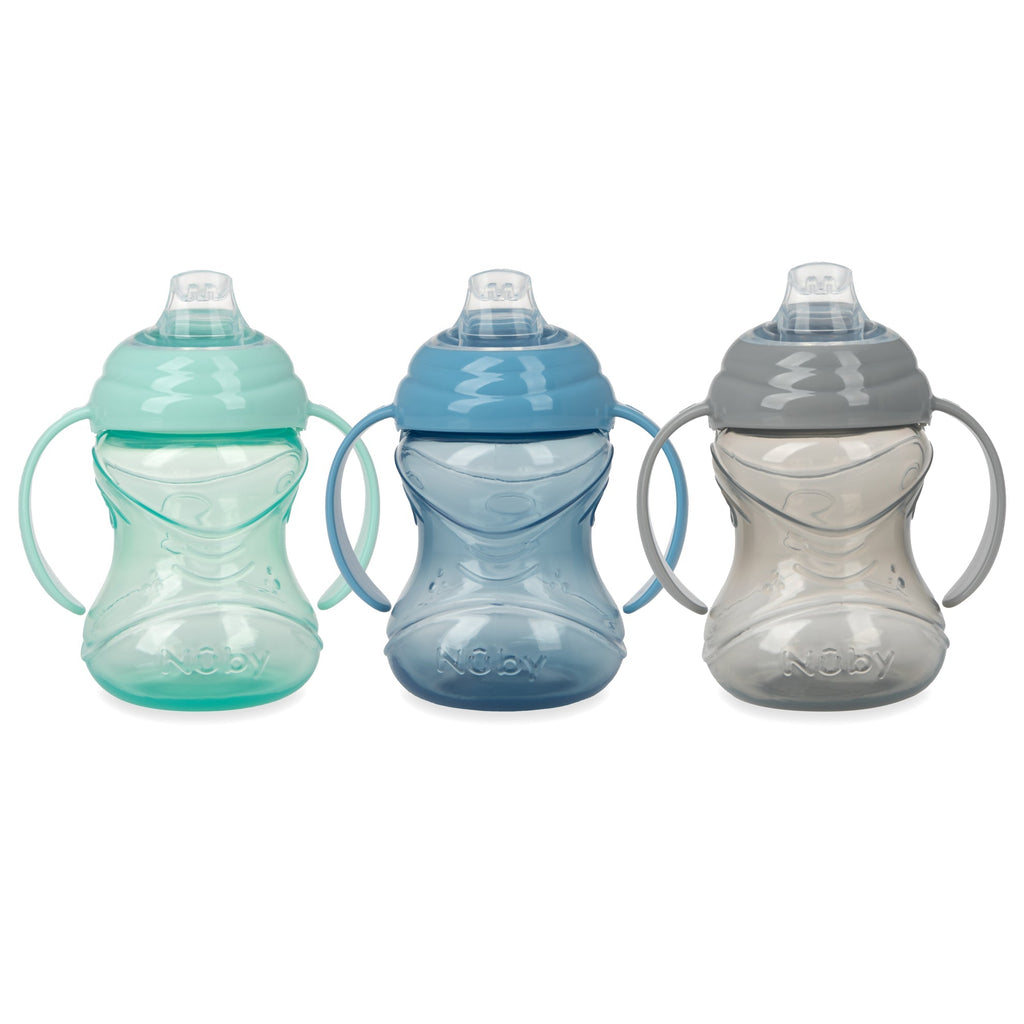 Clik-It Soft Spout Grip N' Sip Trainer Cup (3 Pack) (WXMV)