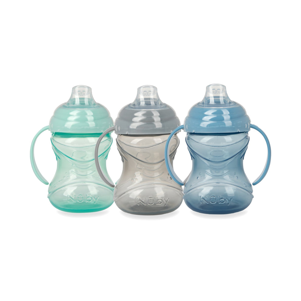 Clik-It Soft Spout Grip N' Sip Trainer Cup (3 Pack) (WXMV)