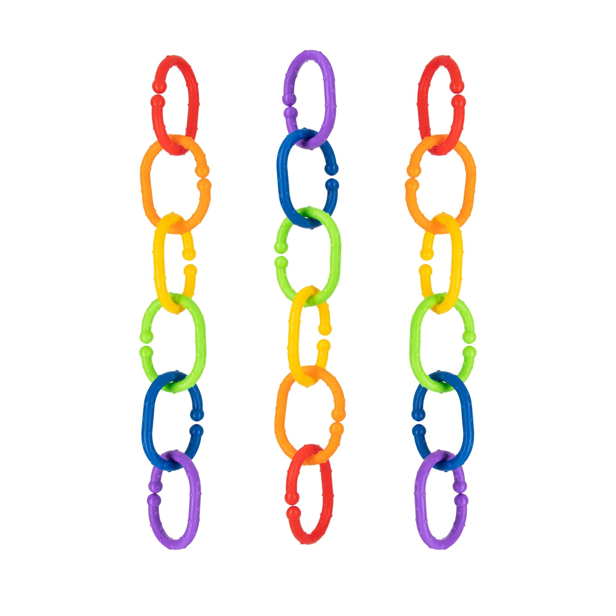 Linkables Teething Toys - Primary Colors - 18 pack (7G7H)
