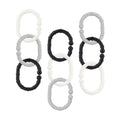 Linkables Teething Toys - Black, Grey, & White - 18 pack (TFCJ)