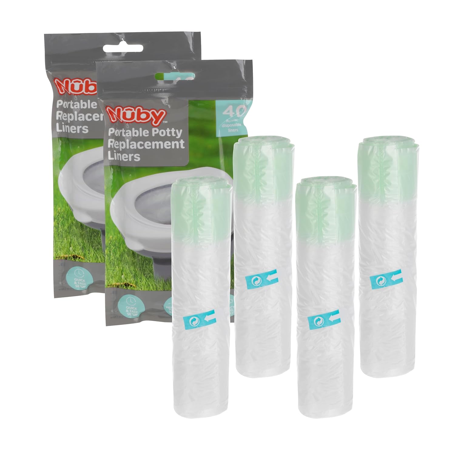 Portable Potty Replacement Liners | 80 Count (9C14)