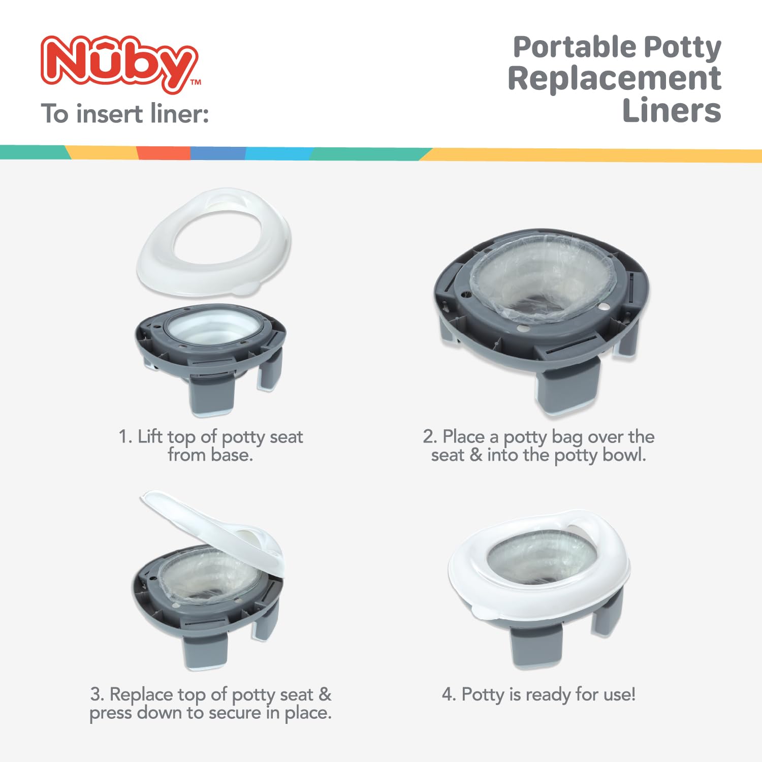 Portable Potty Replacement Liners | 80 Count (9C14)