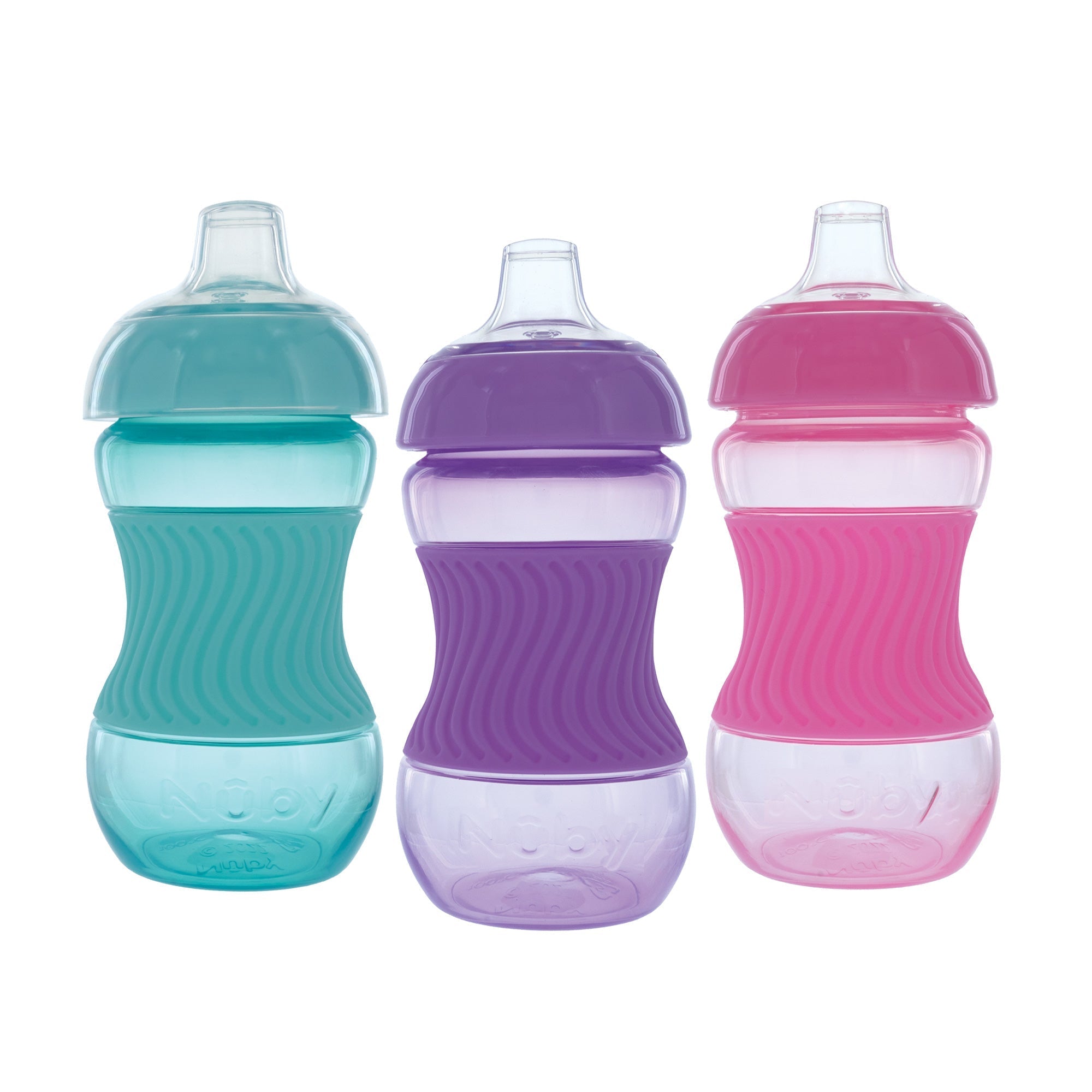Mini Gripper Soft Spout Sippy Cup with Sleeve (3 Pack) (ZPLU)