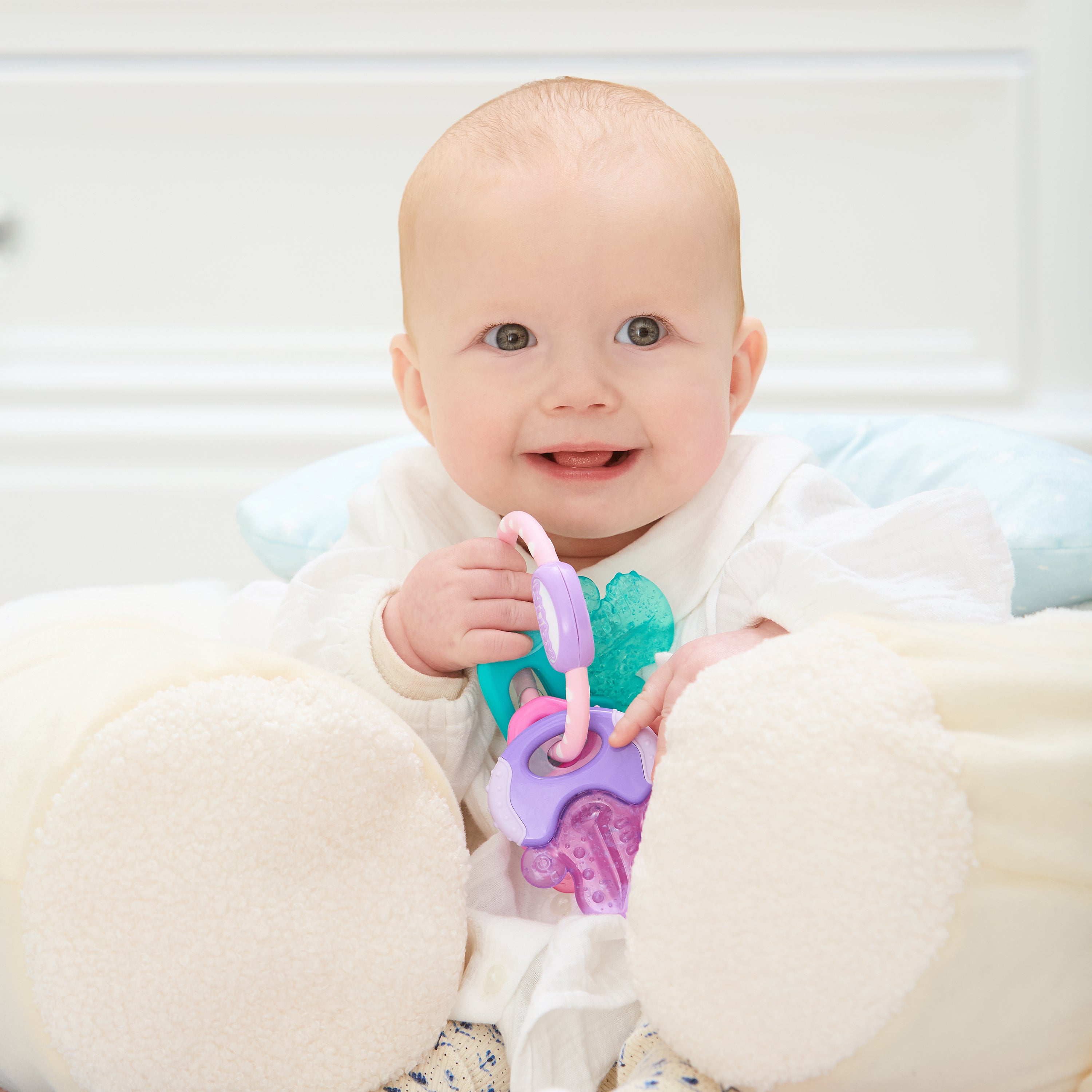IcyBite Teether Keys | Pastels (57RY)