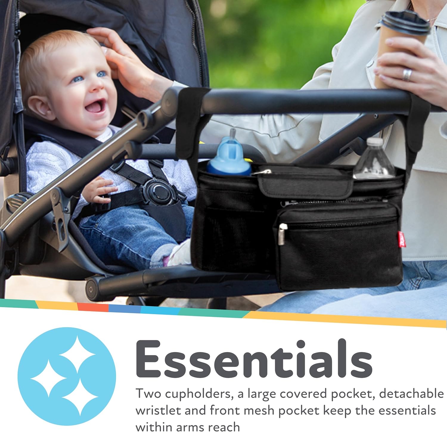 Deluxe Stroller Organizer (4POZ)