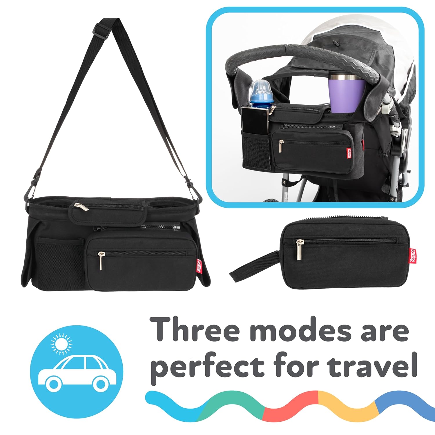 Deluxe Stroller Organizer (4POZ)