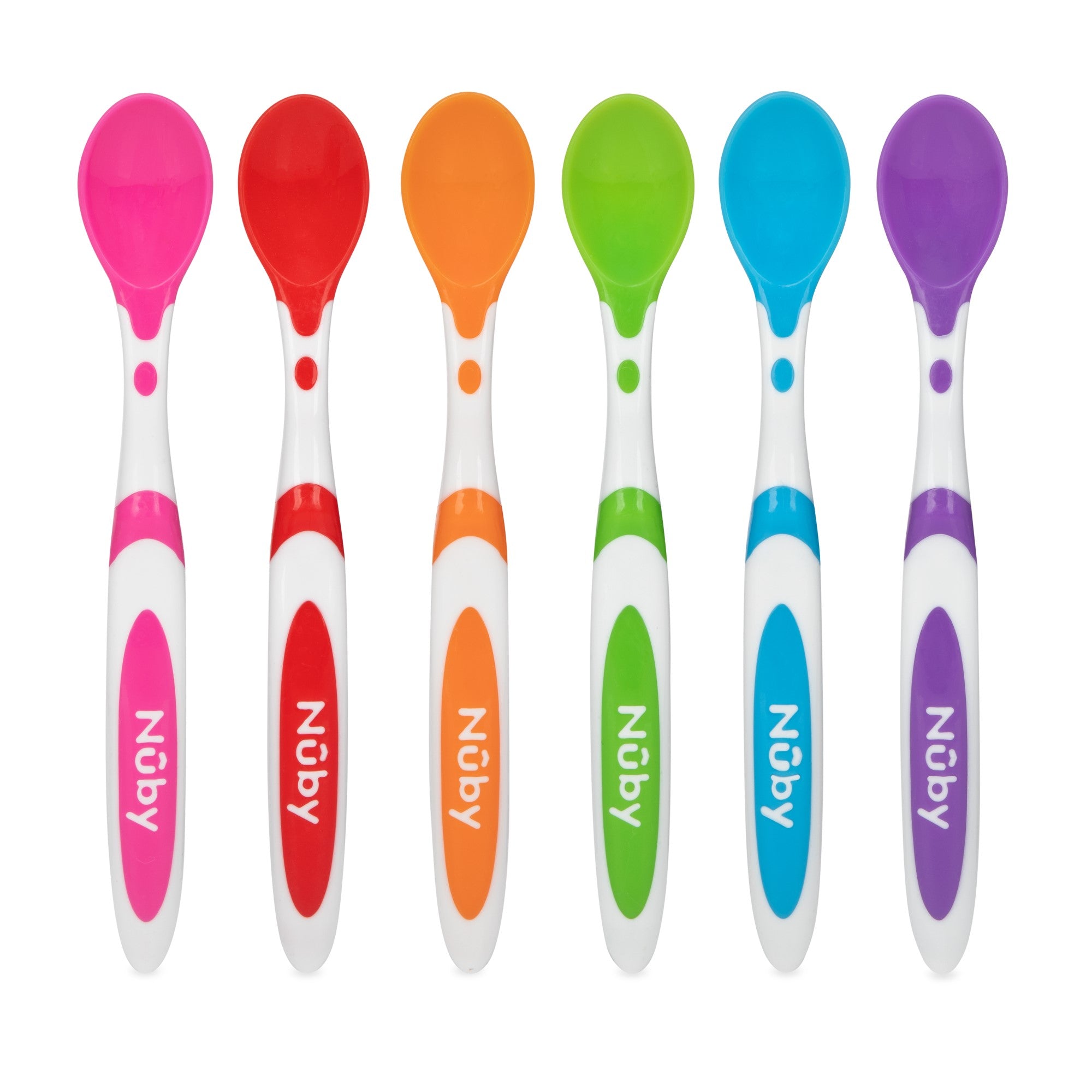 Long Handle Weaning Spoons (6 Pack) (SQGS)