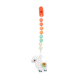 Silicone Teether with Pacifier Clip | Llama (G0CF)