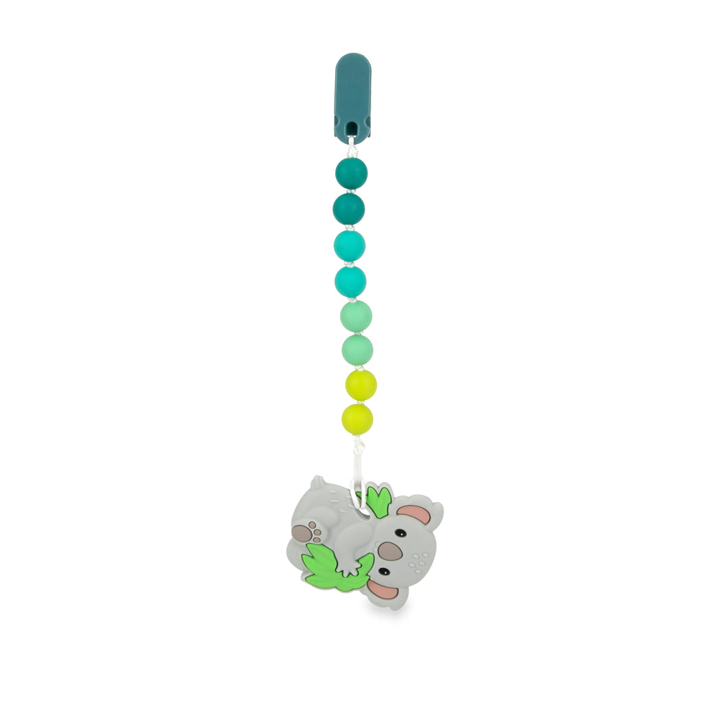 Silicone Teether with Pacifier Clip | Koala (DU4F)