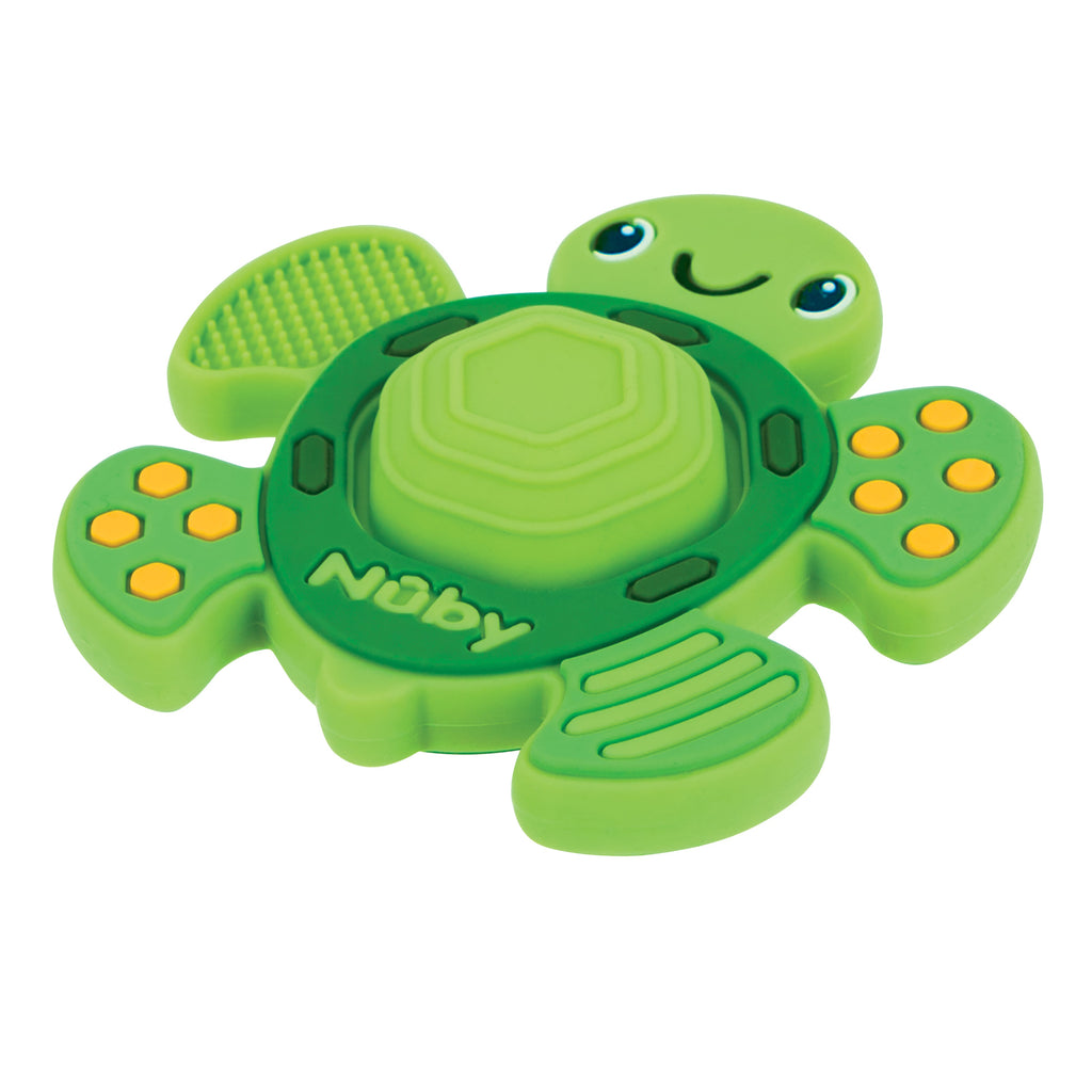 Teethe N' Pop Sensory Play Teether | Turtle (M2T8)