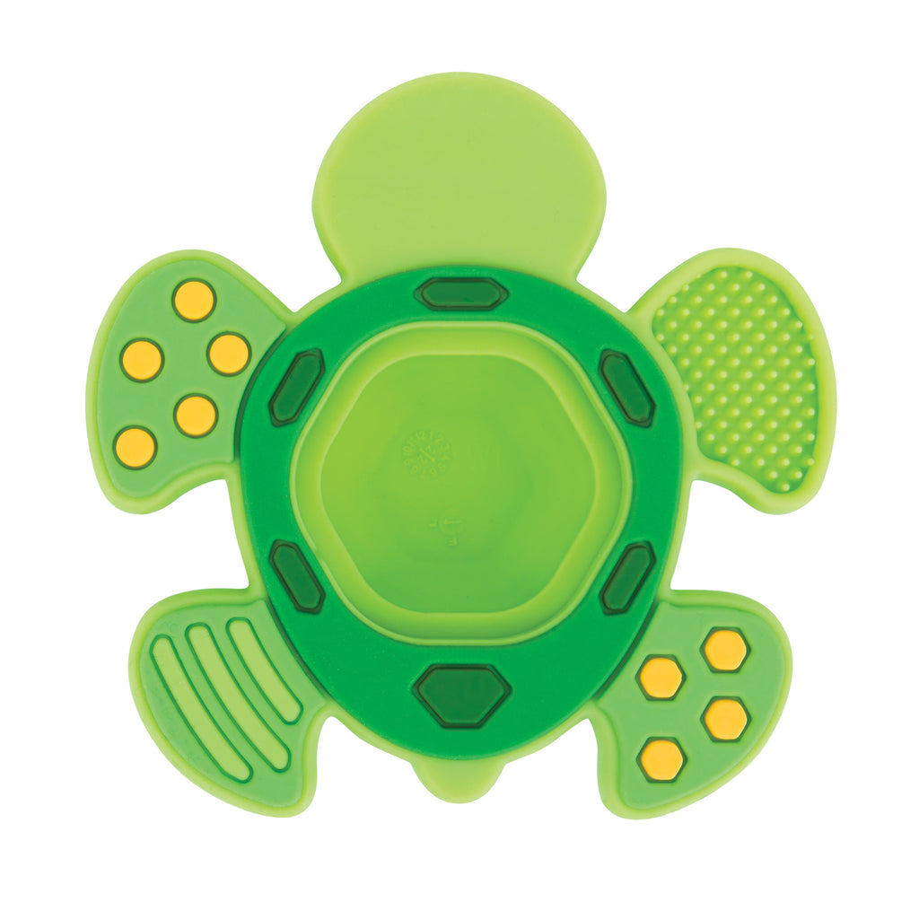 Teethe N' Pop Sensory Play Teether | Turtle (M2T8)