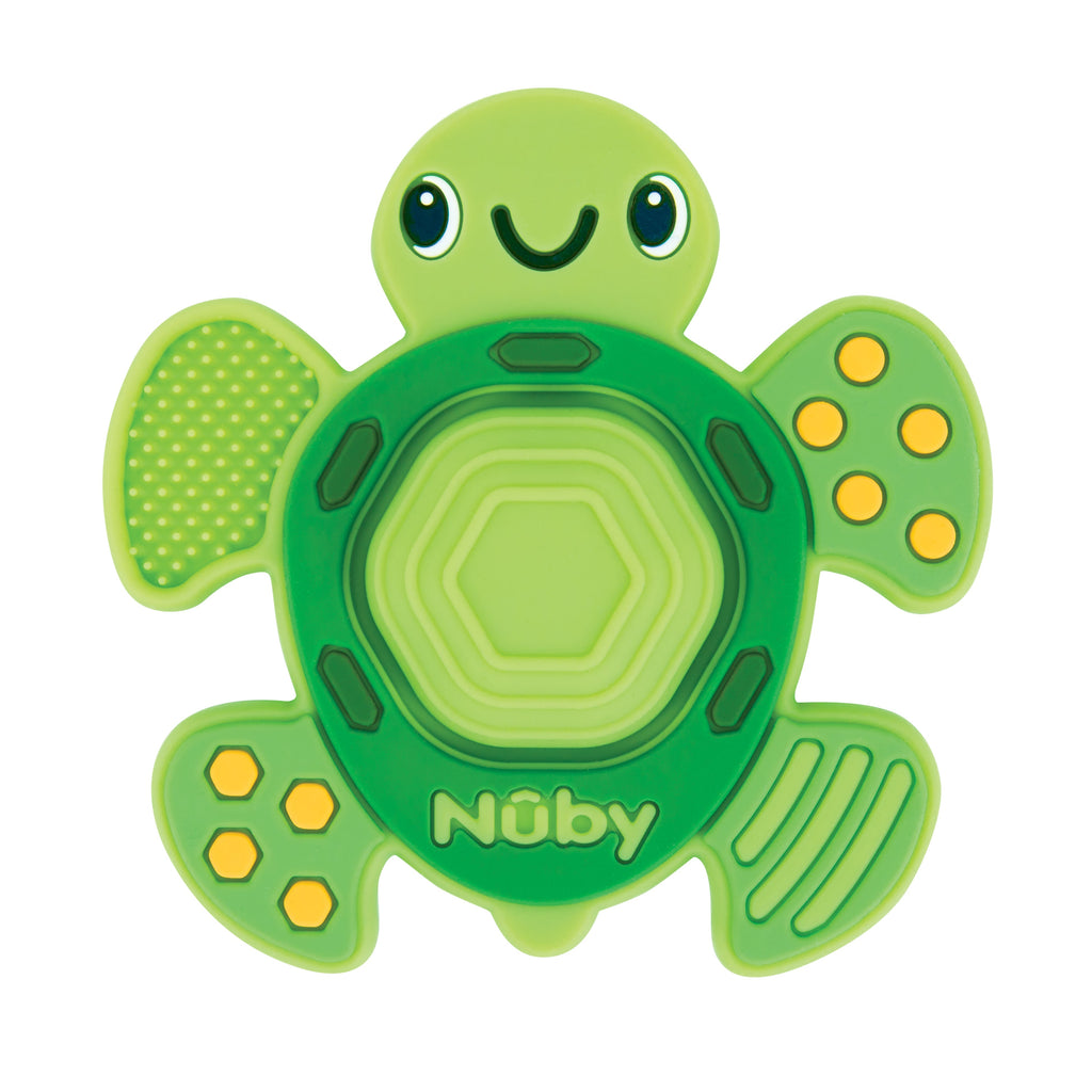 Teethe N' Pop Sensory Play Teether | Turtle (M2T8)