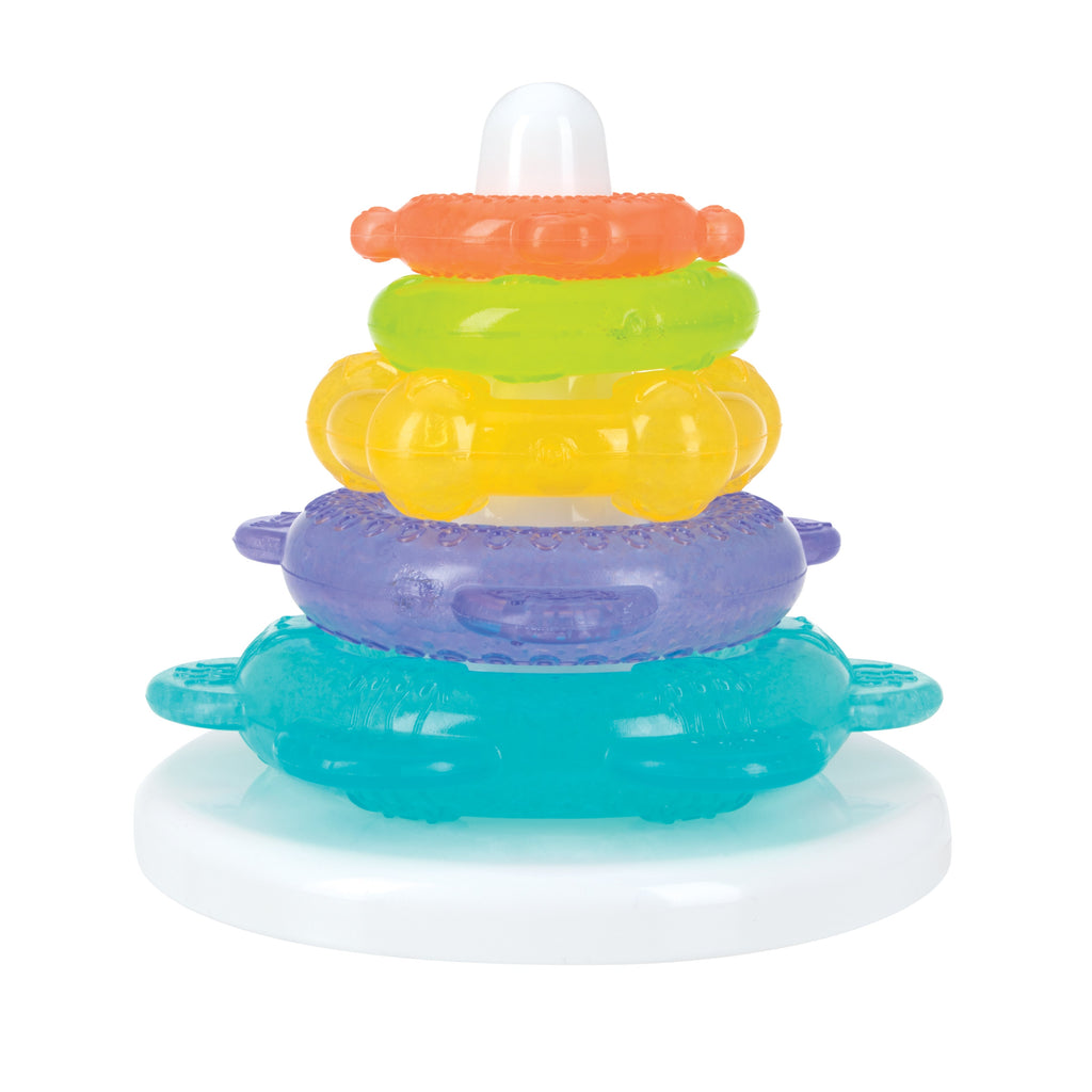 IcyBite Ocean Rings Teething and Stacking Toy (8XMV)