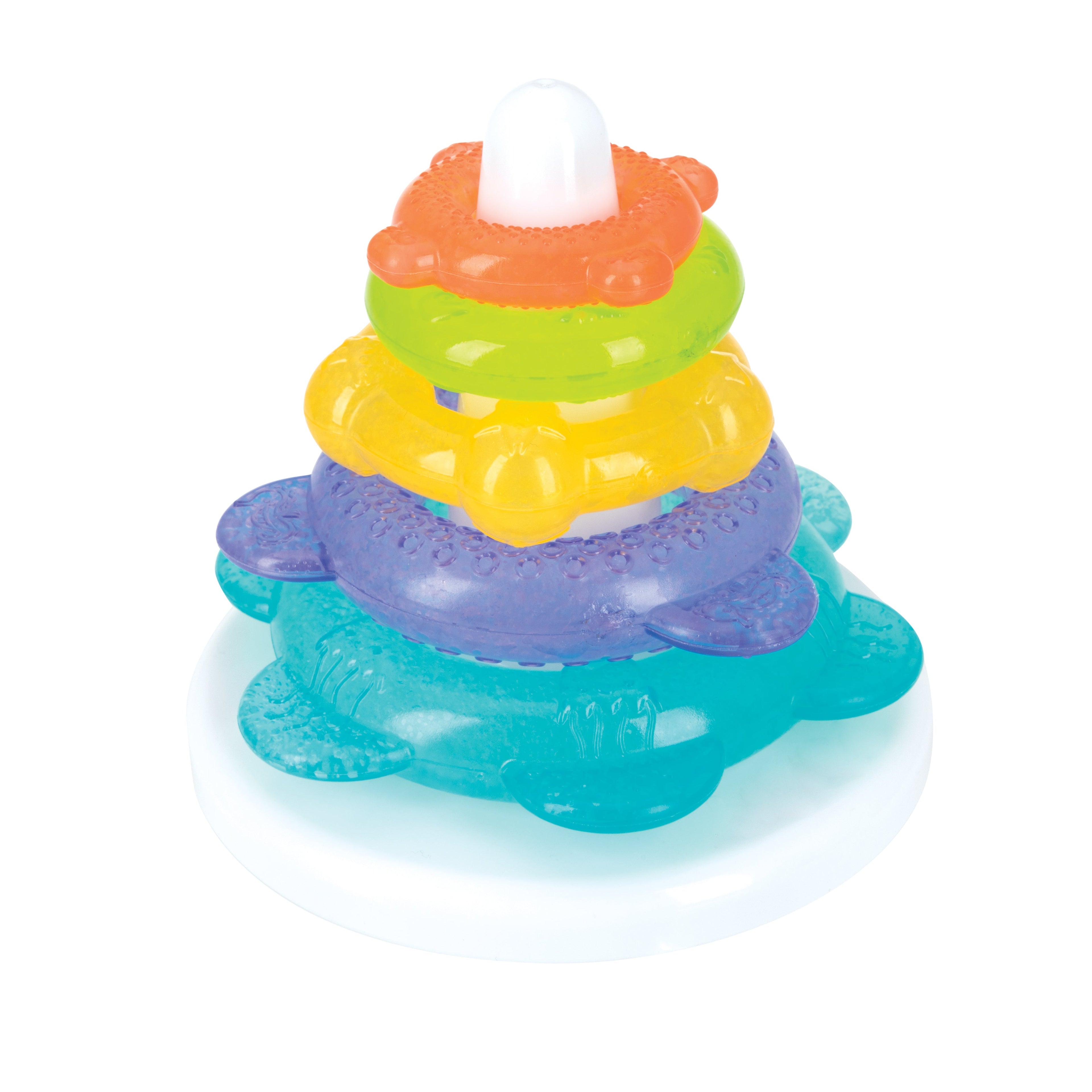 IcyBite Ocean Rings Teething and Stacking Toy (8XMV)