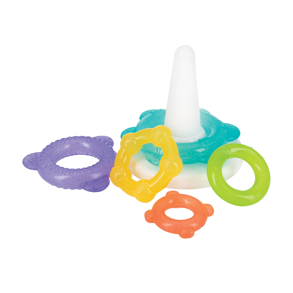 IcyBite Ocean Rings Teething and Stacking Toy (8XMV)