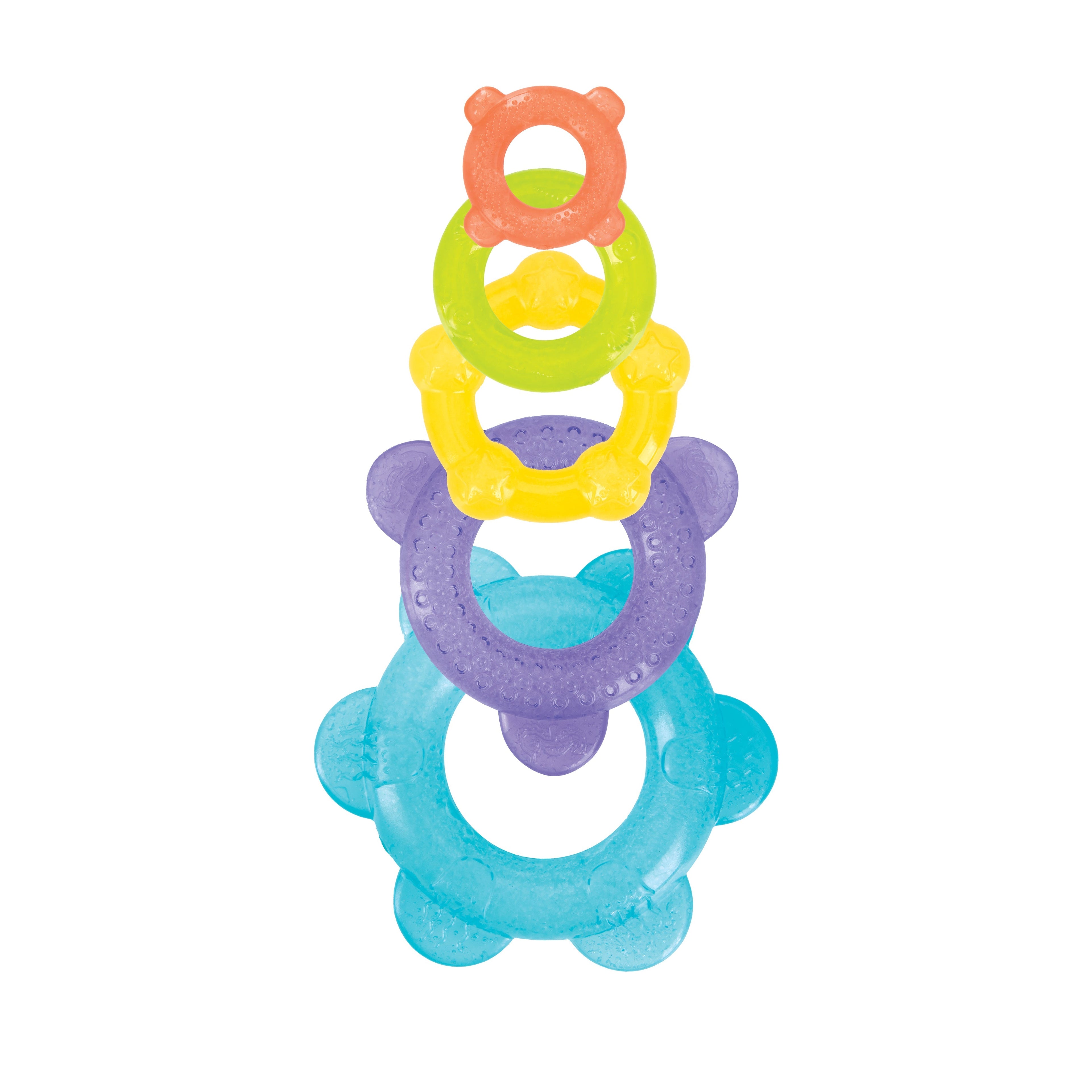 IcyBite Ocean Rings Teething and Stacking Toy (8XMV)
