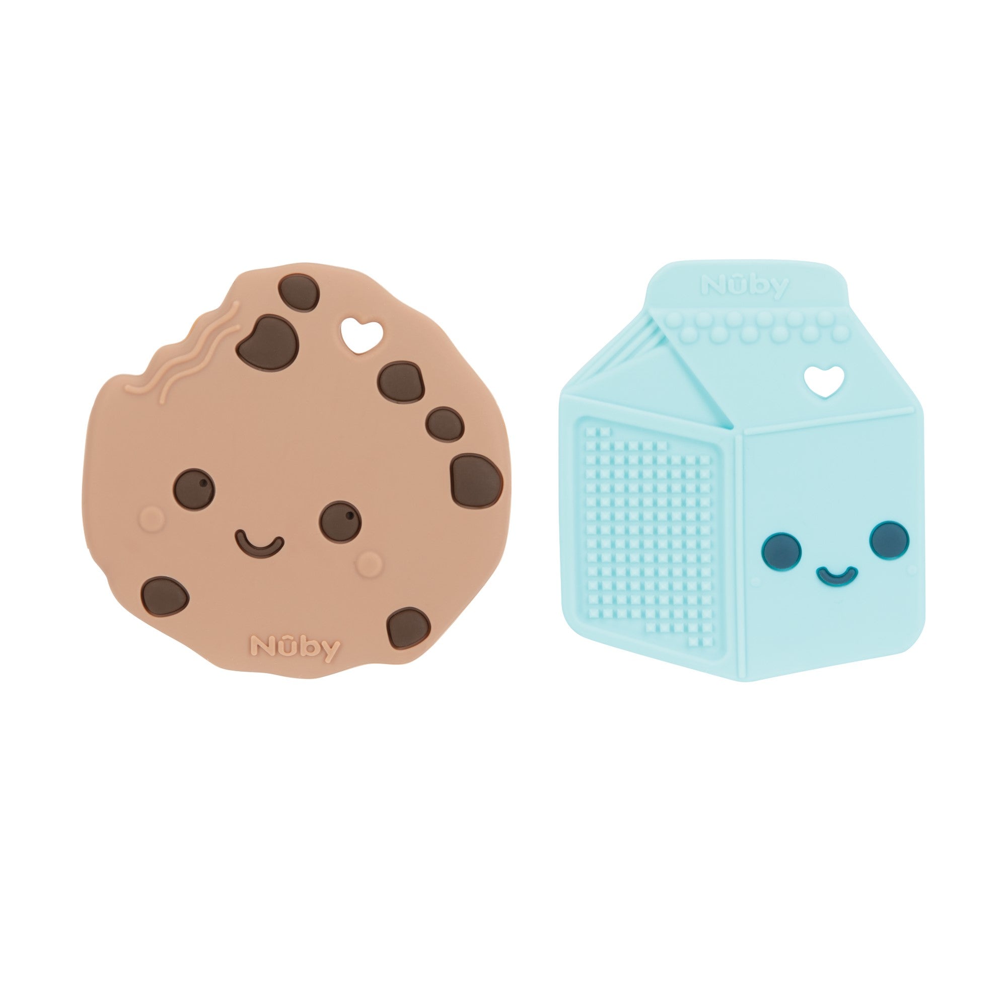 Milk 'n Cookies Silicone Teethers (2 Pack) (BOP2)