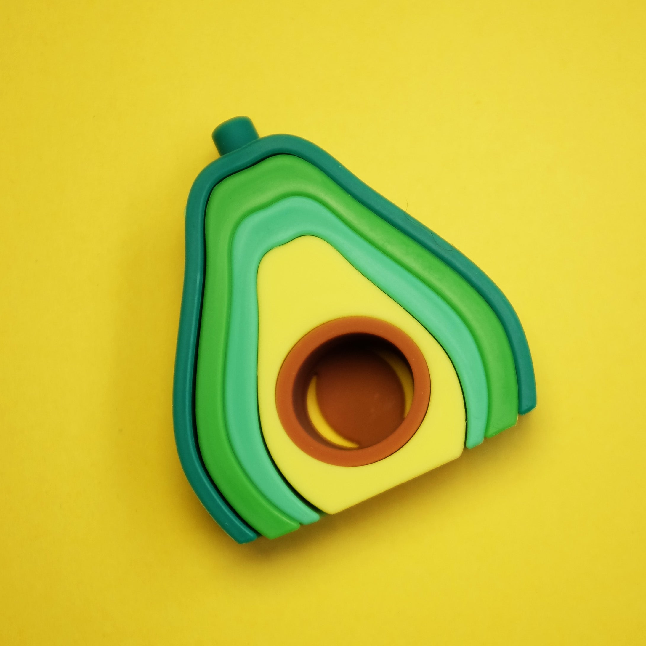 Silicone Stacking Avocado Toy (MY34)