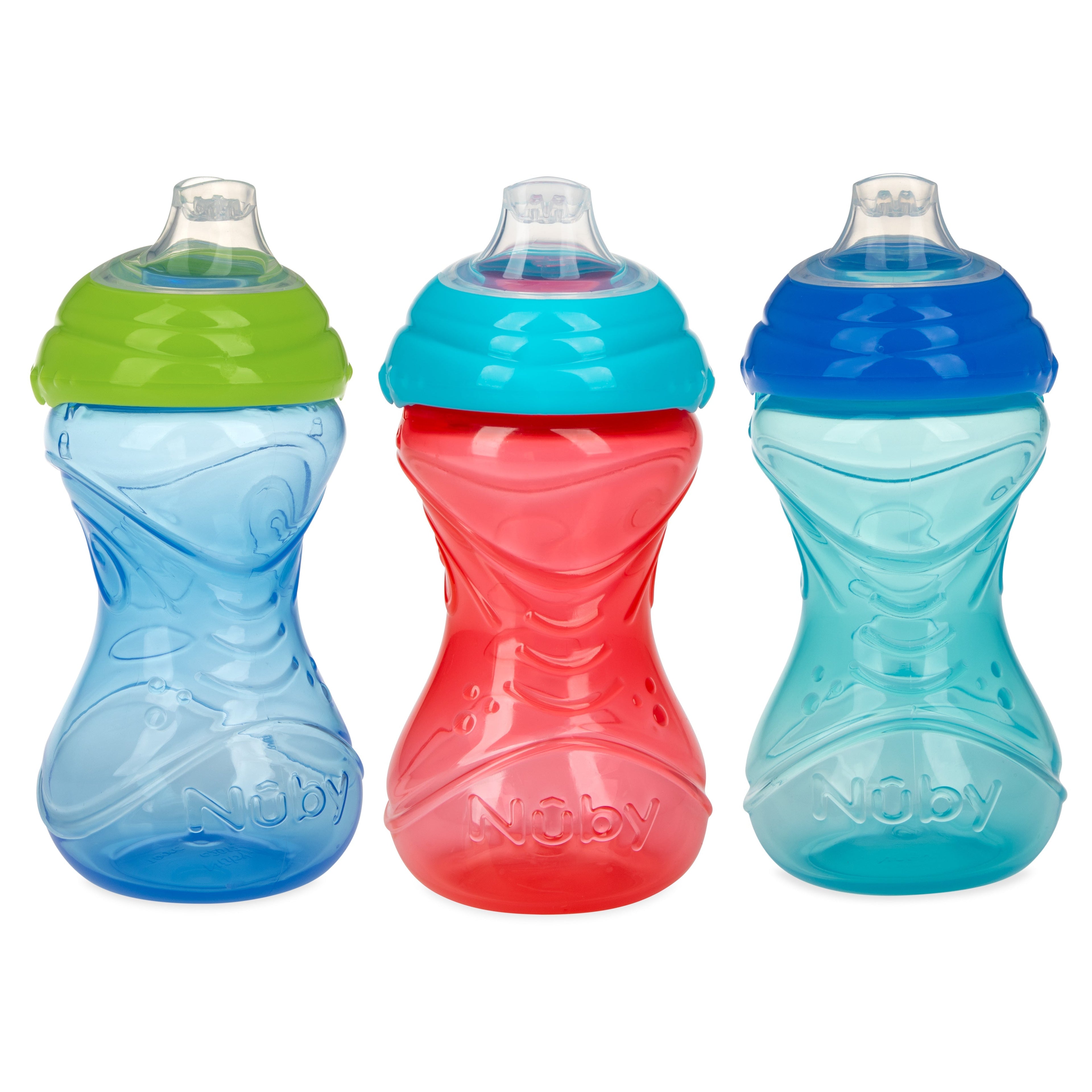 Clik-It Soft Spout Easy Grip Sippy Cup (3 Pack) (PUSE)
