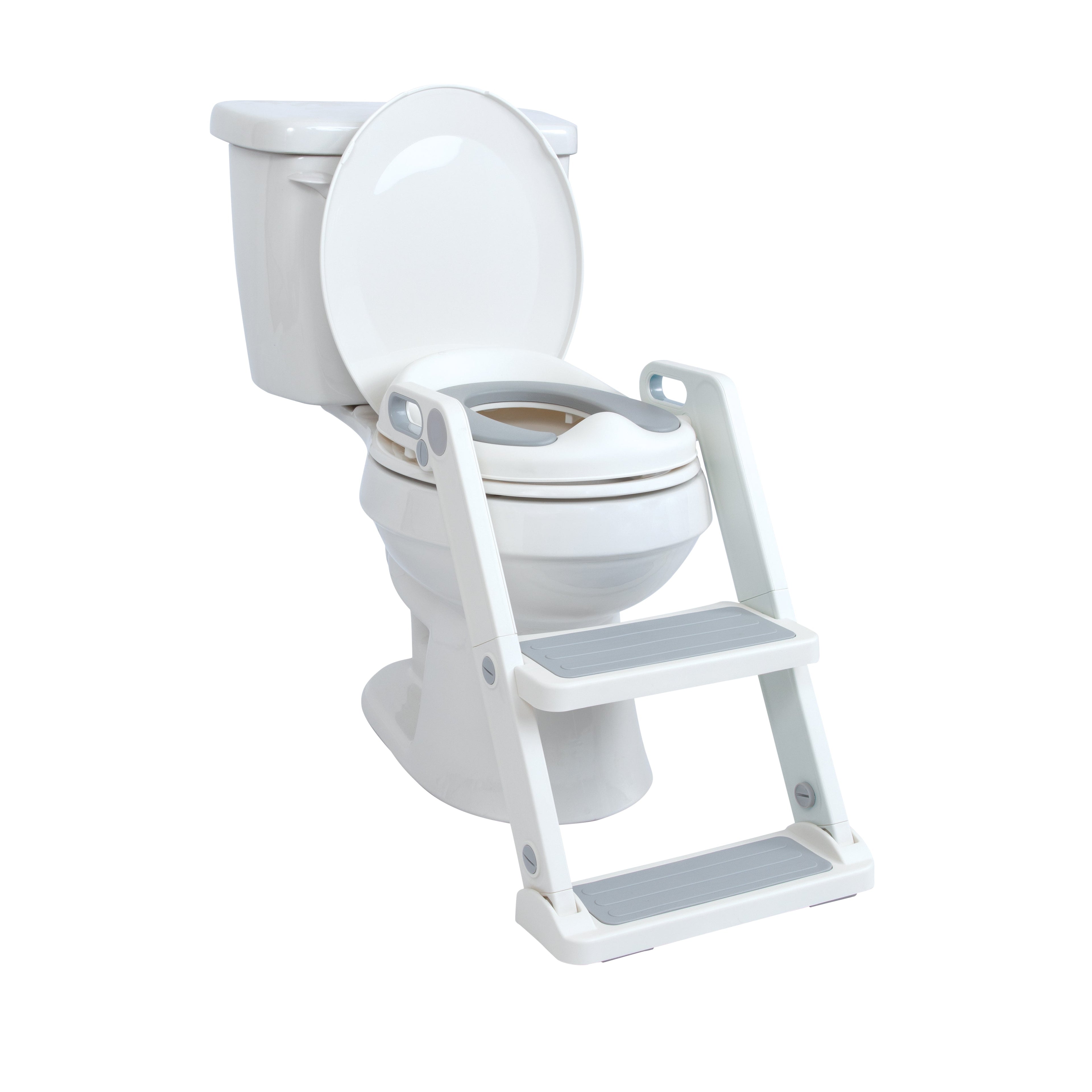 All-in-One Potty Seat Topper with Ladder | Grey (NG9H)