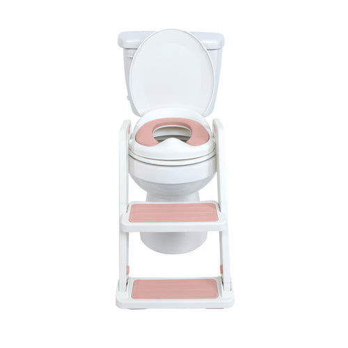 All-in-One Potty Seat Topper with Ladder | Pink (6QSL)