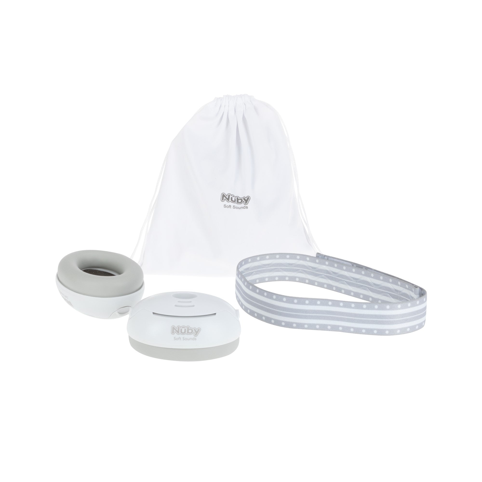 Soft Sounds Baby Earmuffs | White (KAM3)
