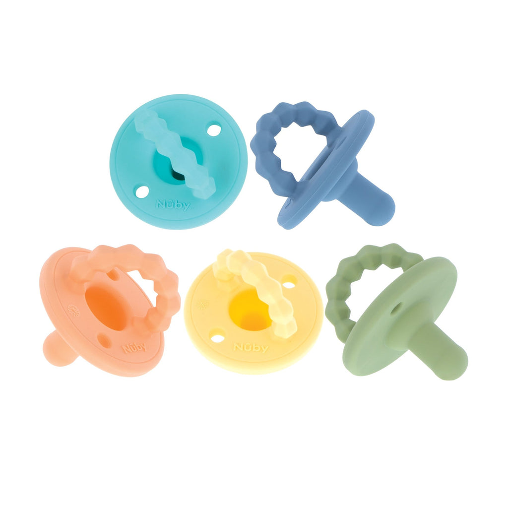 Silicone Softees Pacifier & Teether (5 Pack) (O5AD)
