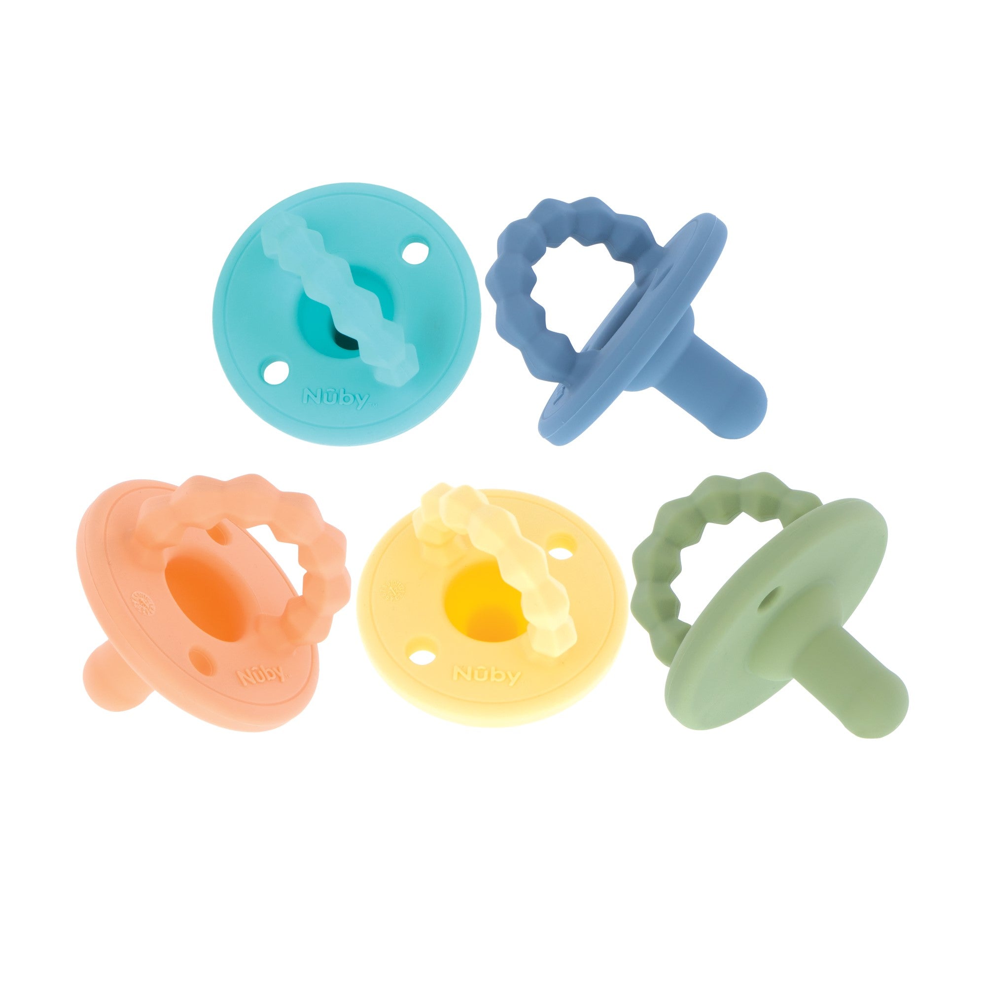 Silicone Softees Pacifier & Teether (5 Pack) (O5AD)