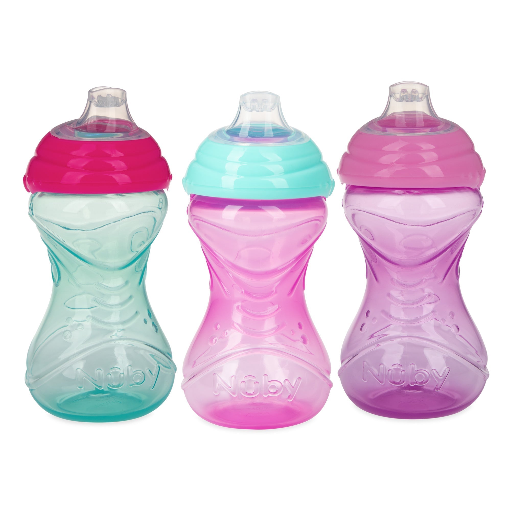 Clik-It Soft Spout Easy Grip Sippy Cup (3 Pack) (PUSE)