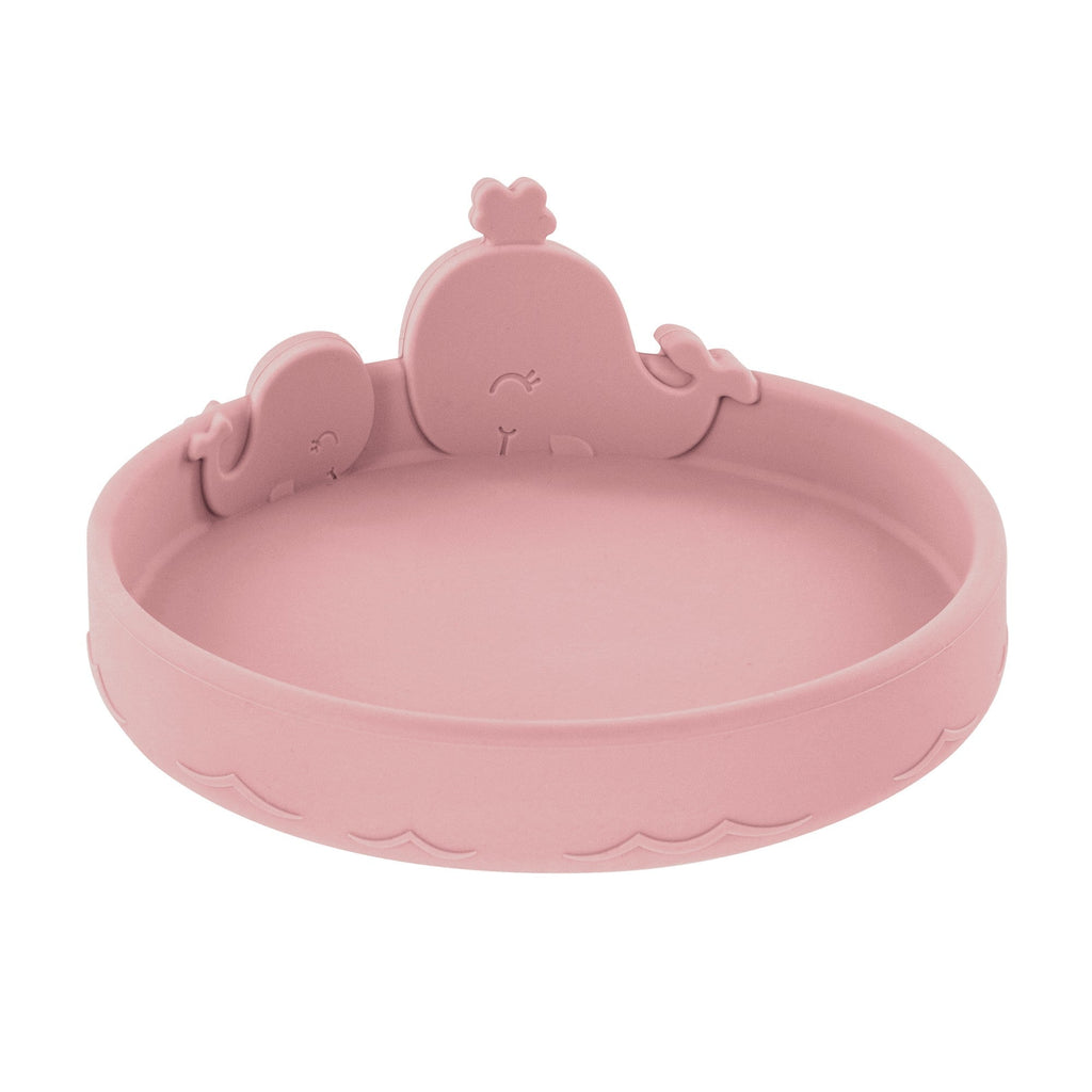 Animal Friends 6-Piece Dinnerware Set - Pink Whale (LUKW)