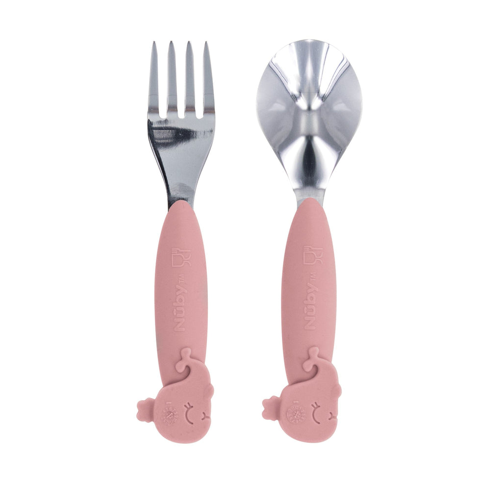 Animal Friends 6-Piece Dinnerware Set - Pink Whale (LUKW)