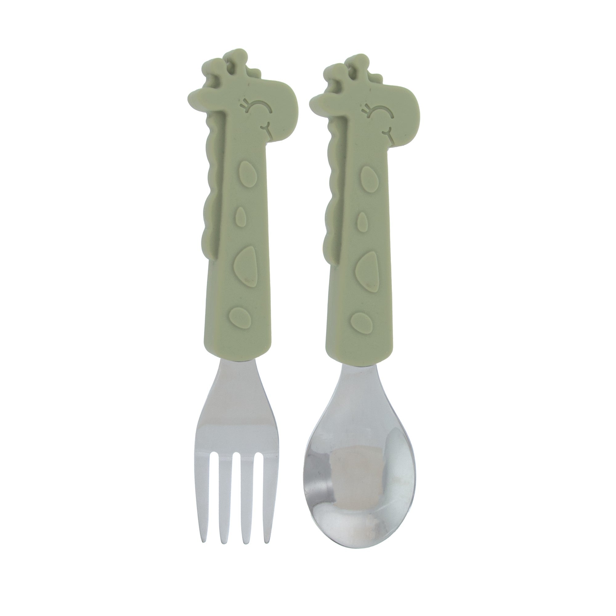 Animal Friends Silicone & Stainless Steel Utensils (RKU6)