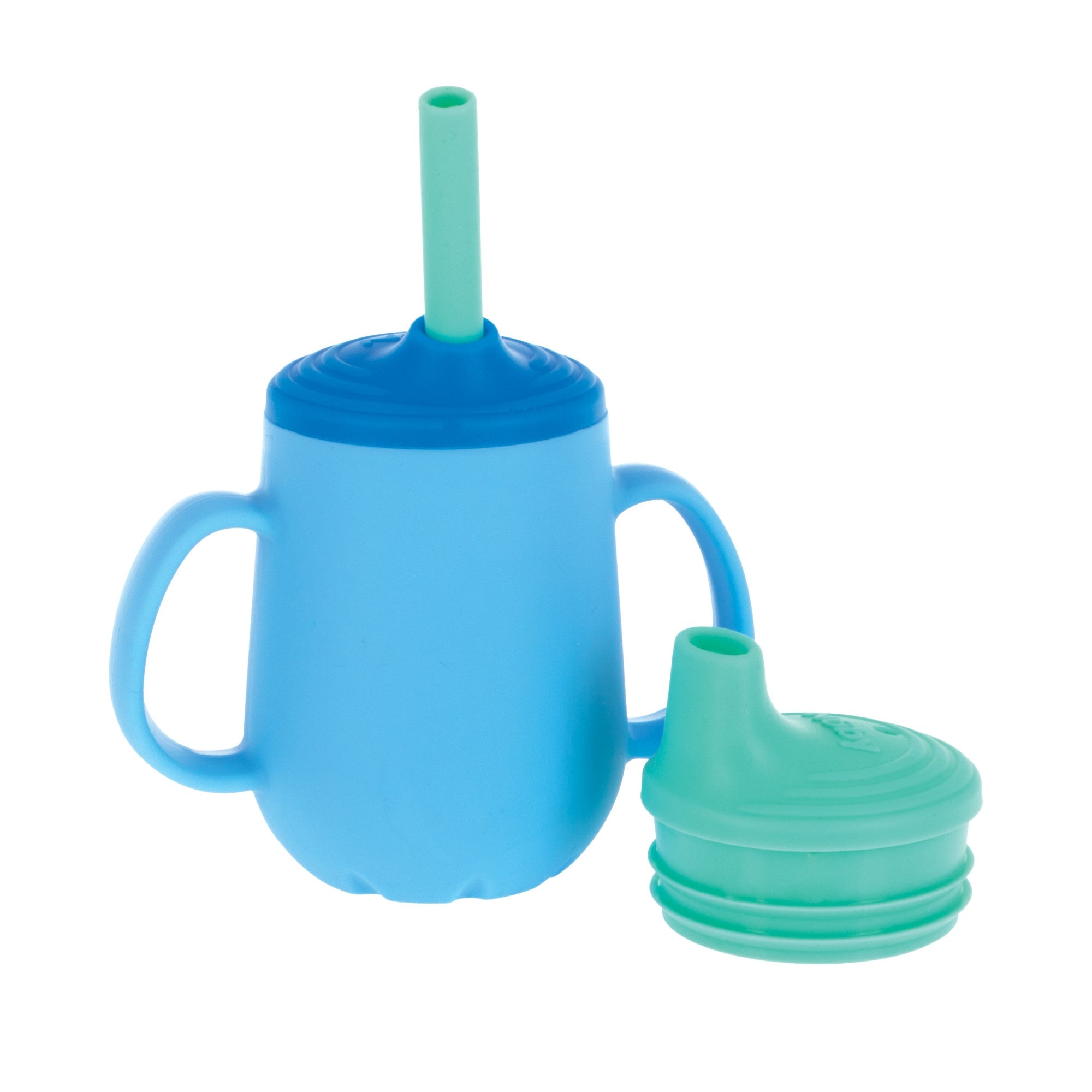 3-Stage Training Cup Set with Handles | Blue (Q00T)