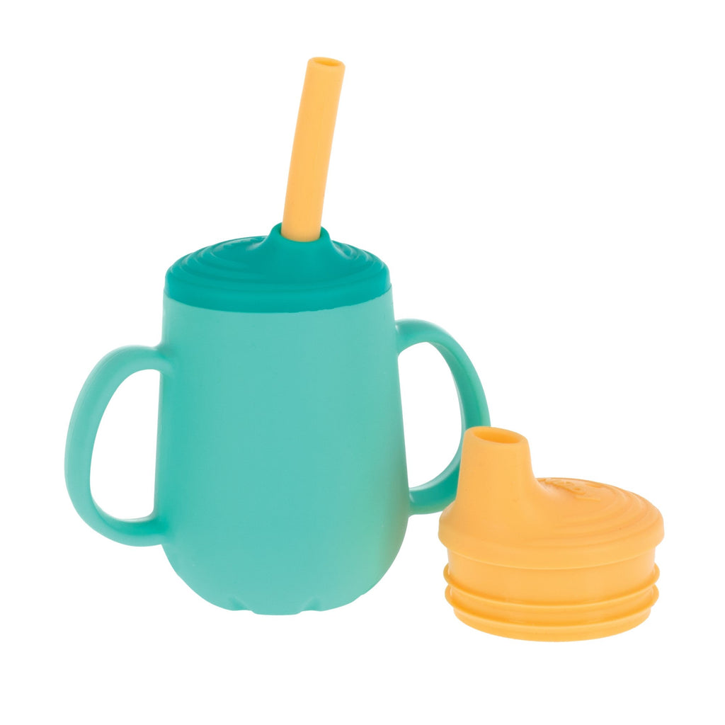 3-Stage Training Cup Set with Handles | Aqua (URNM)