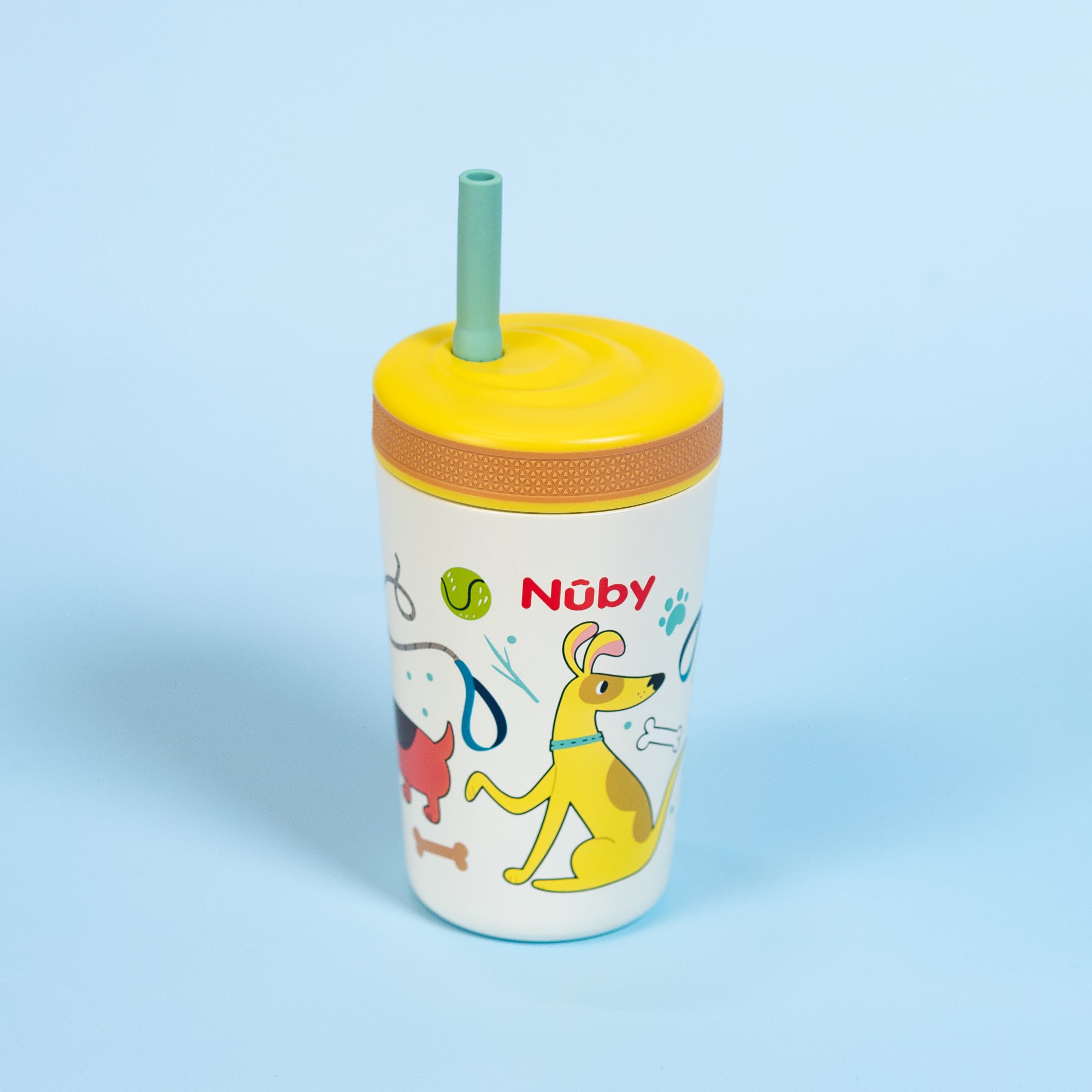 Thirsty Kids Flexstraw Stainless Steel Cup | Dogs (M53S)
