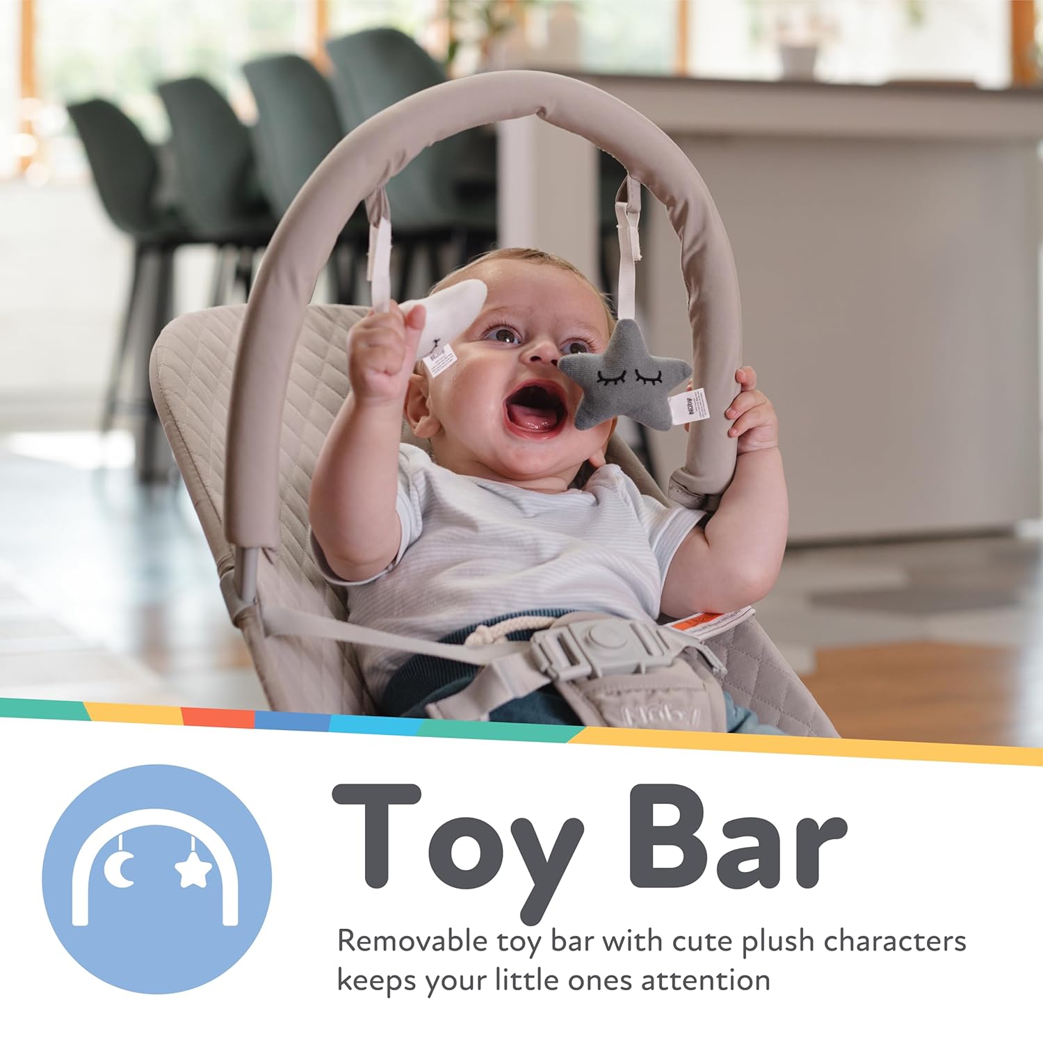 Baby Bouncer Seat | Grey (ZHS8)