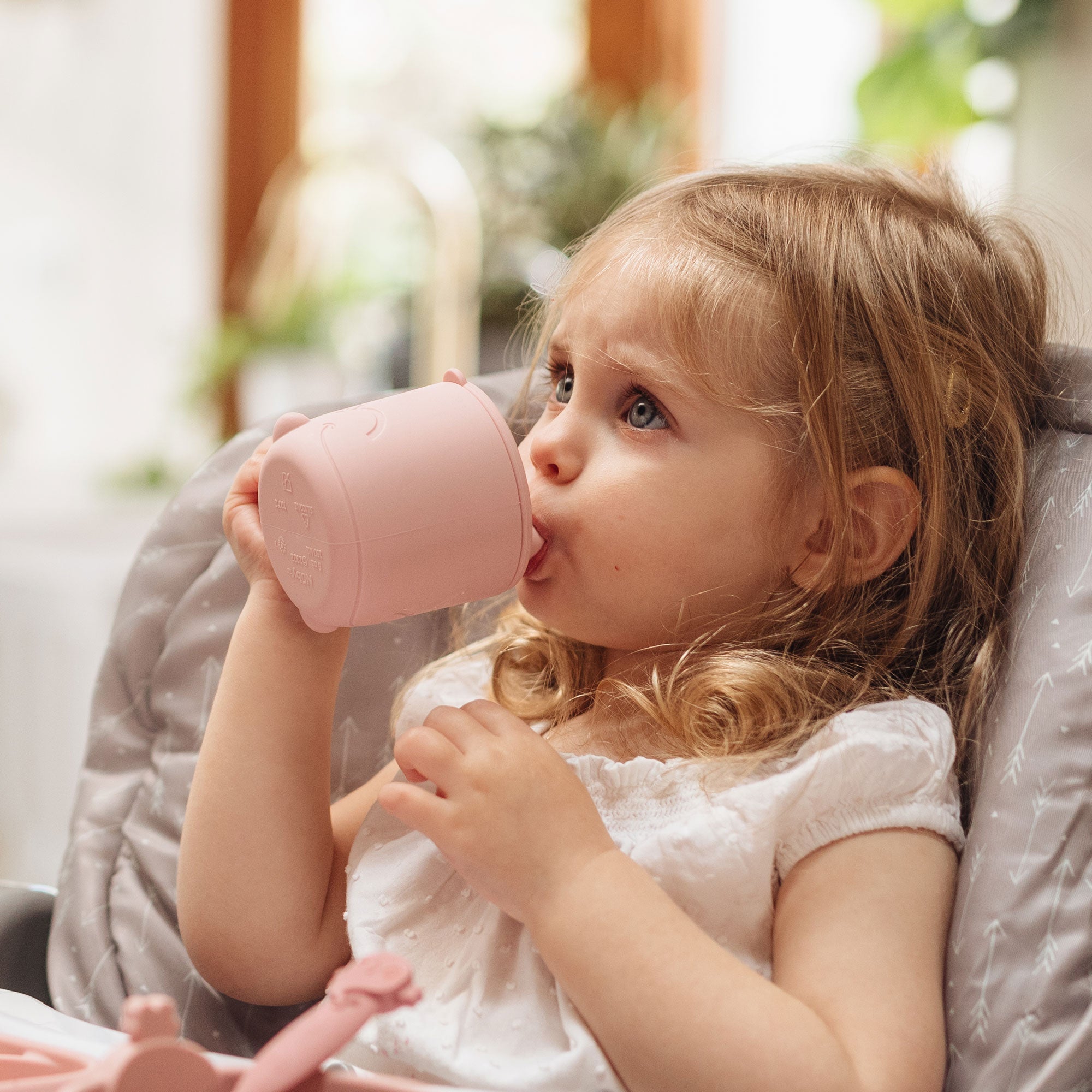 Animal Friends One-Handle Silicone Sippy Cup (CZI2)
