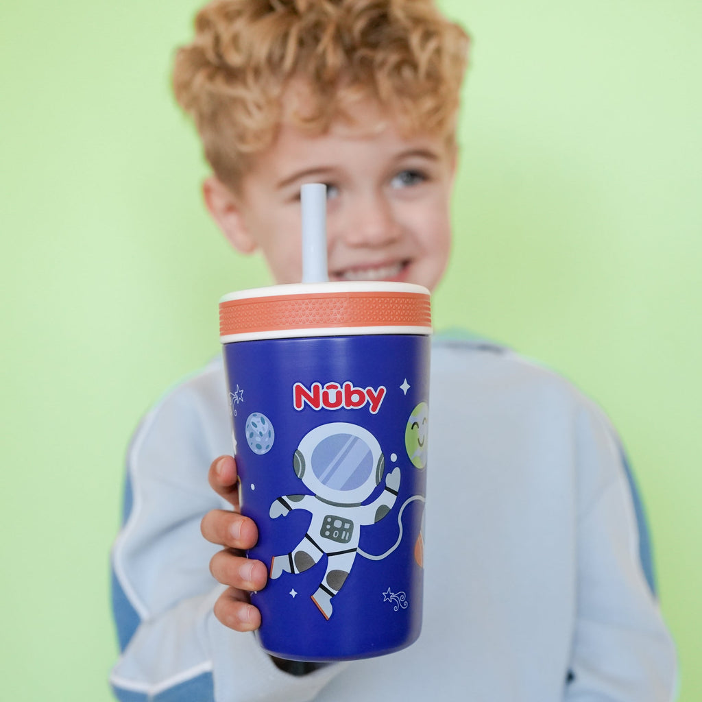 Thirsty Kids Flexstraw Stainless Steel Cup | Astronaut (3YQK)