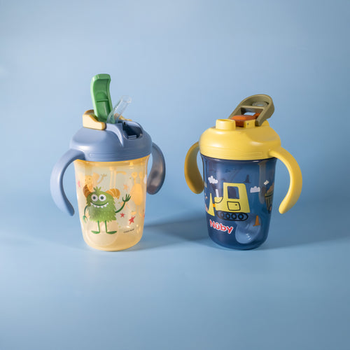 2-in-1 Toddler Cup (2 Pack) | Tractors & Monsters (CFA5)