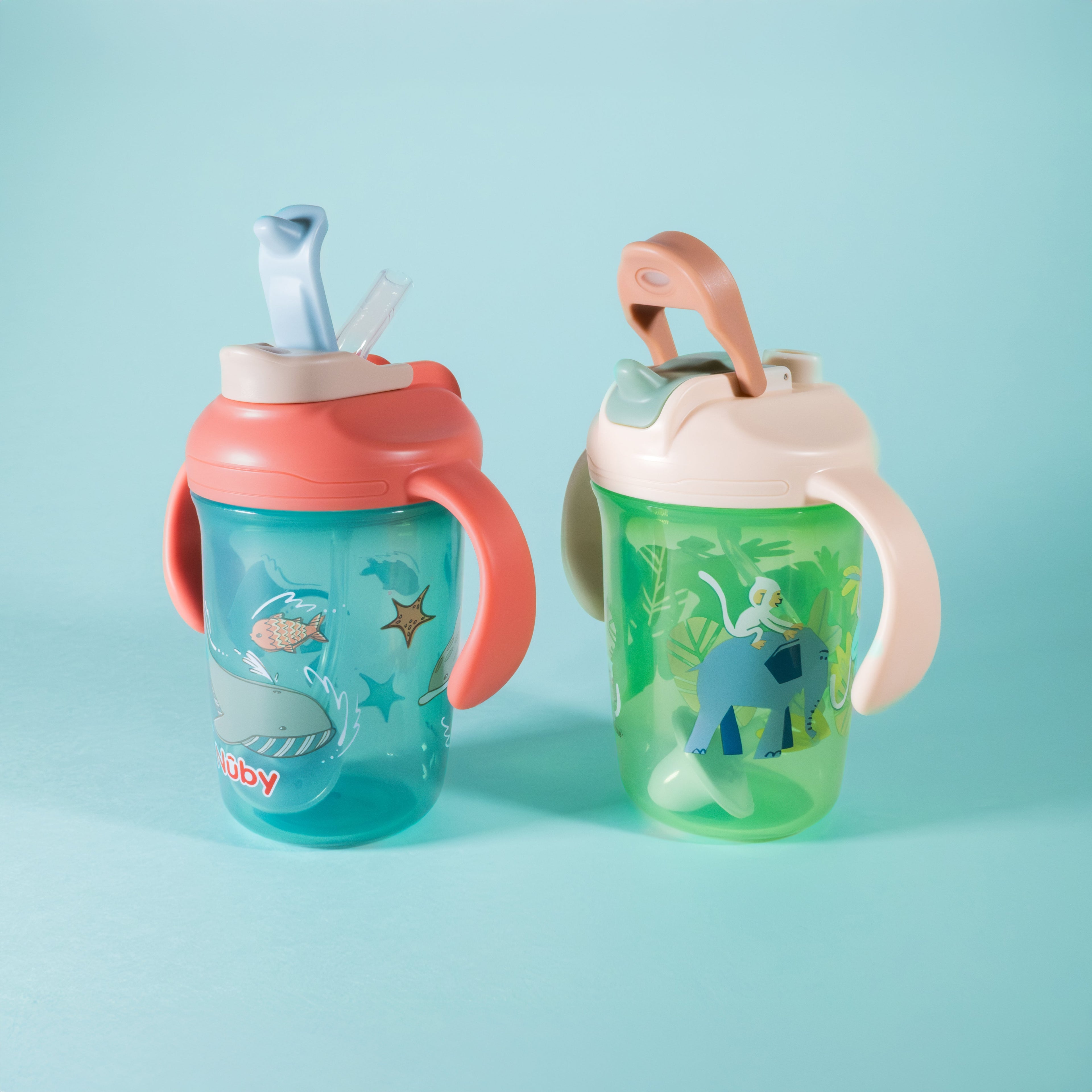 2-in-1 Toddler Cup (2 Pack) | Jungle & Ocean (211C)