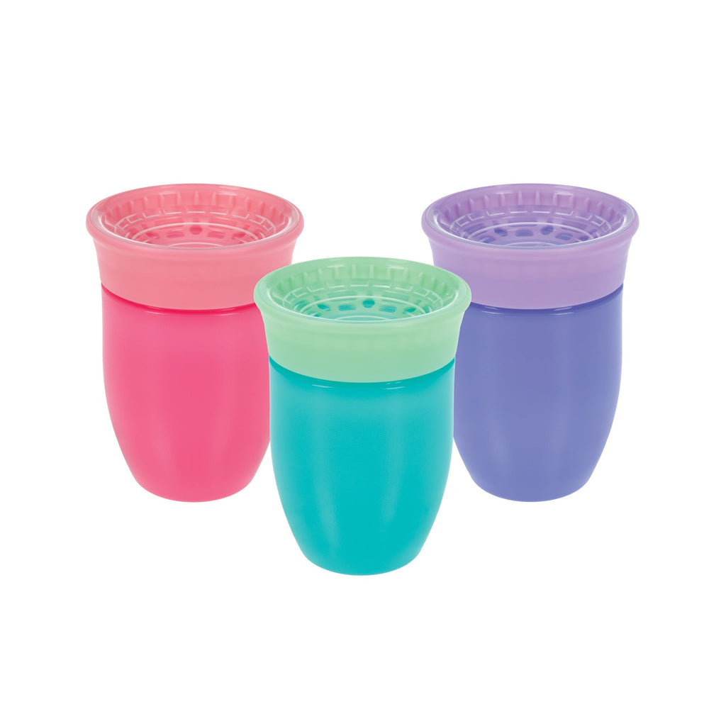360 Wonder Cup (3 Pack - 7 oz) | Purple/Pink/Aqua (TMNF)