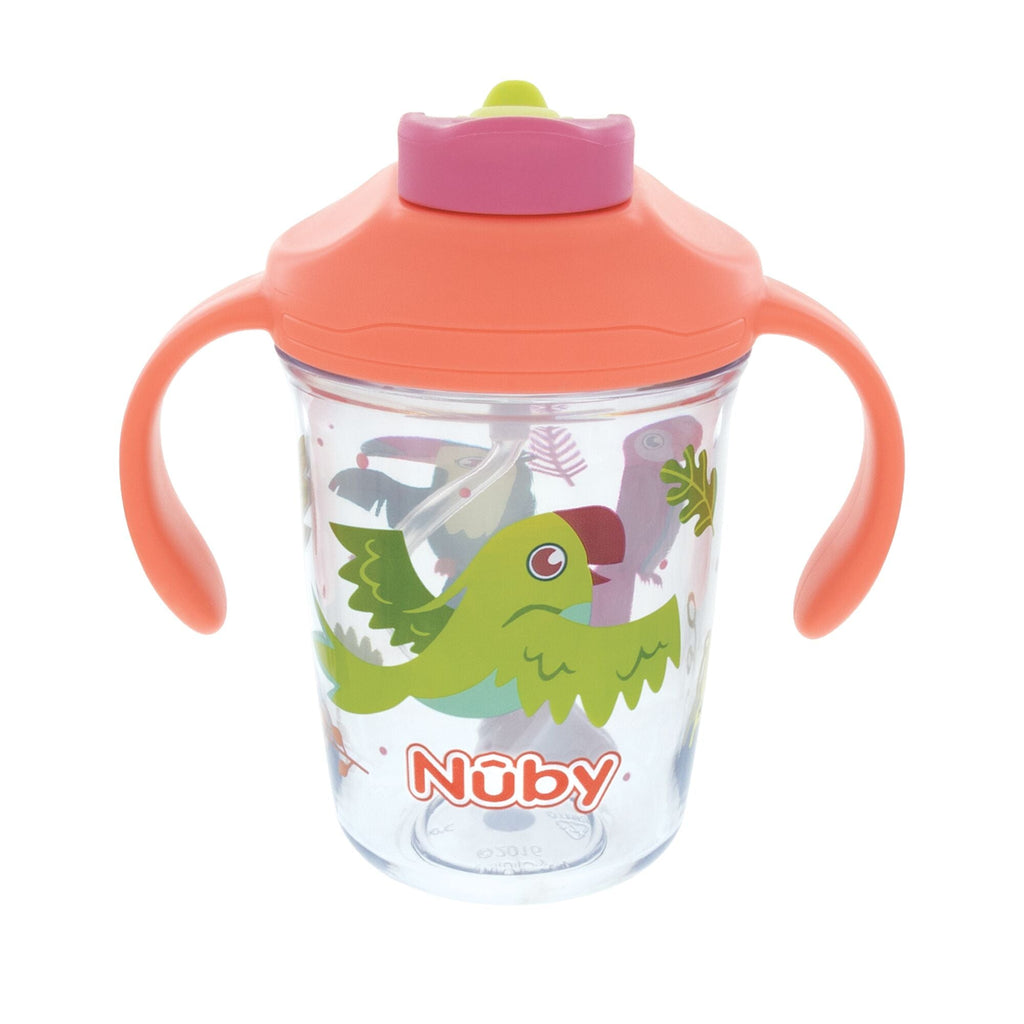 2-Handle Multi-Function Flip-It Cup | Tropical Birds (V2EV)
