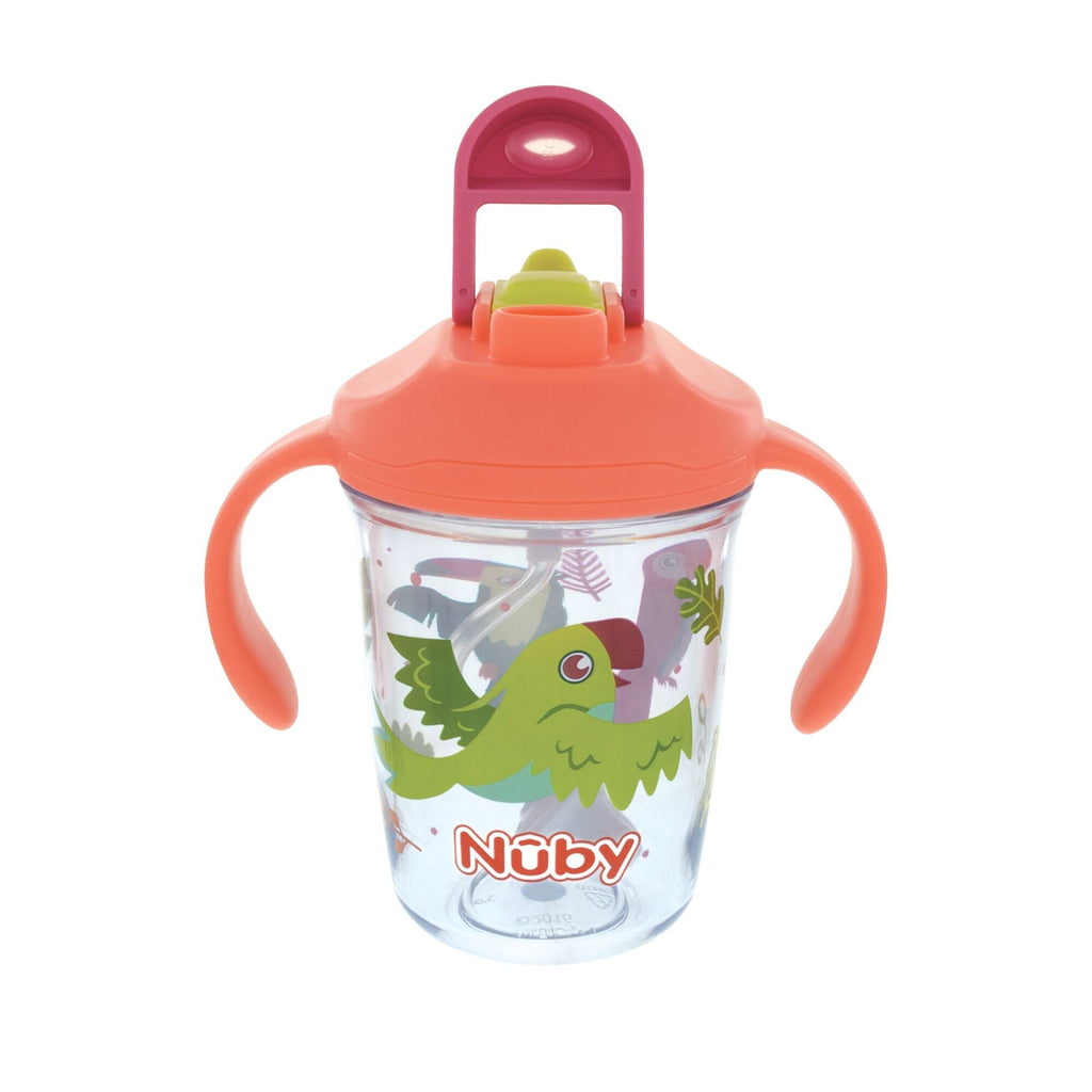 2-Handle Multi-Function Flip-It Cup | Tropical Birds (V2EV)
