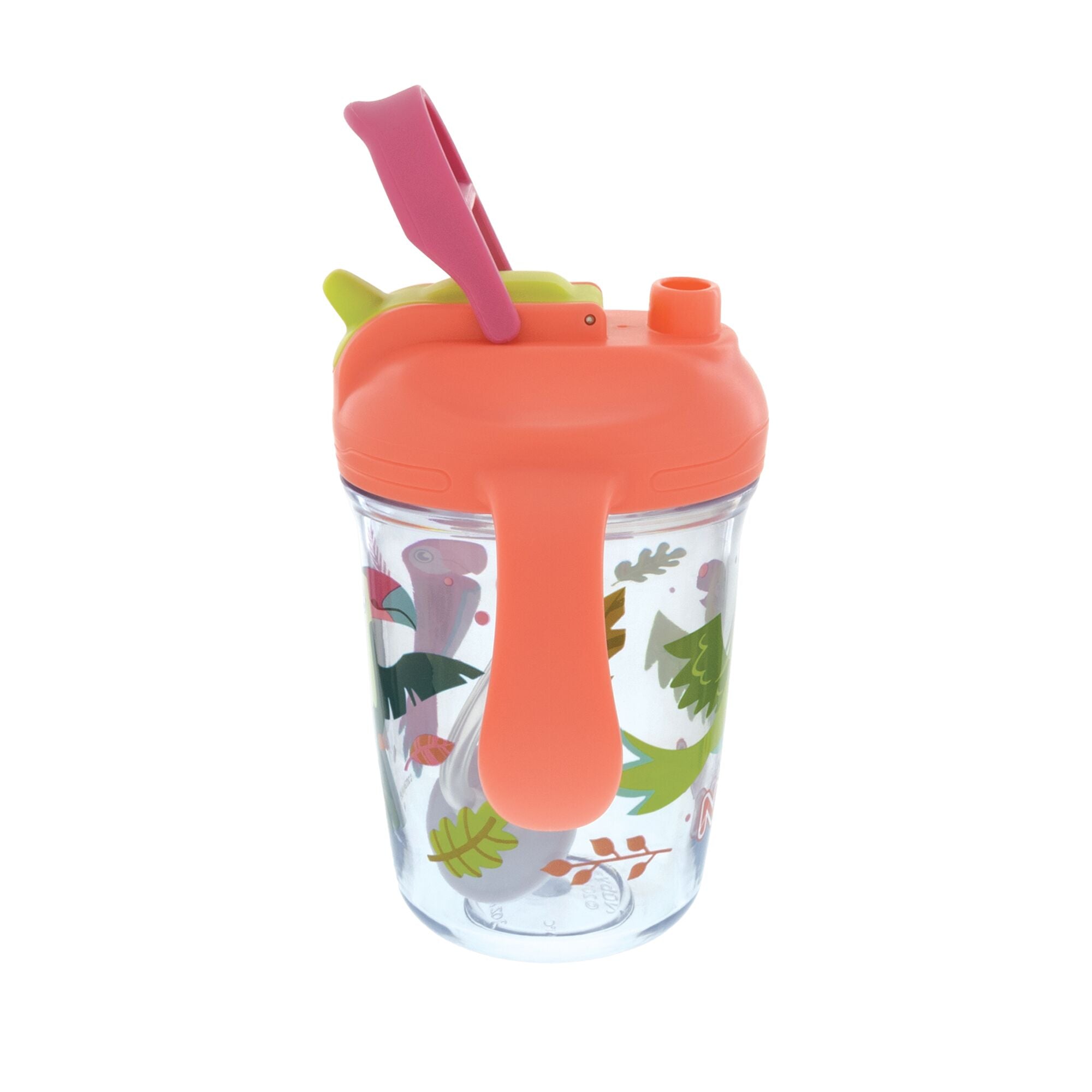 2-Handle Multi-Function Flip-It Cup | Tropical Birds (V2EV)