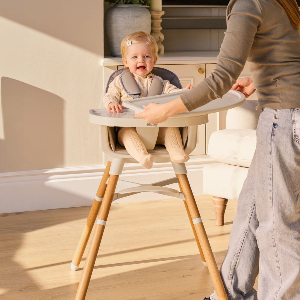 4-in-1 Multi-Use High Chair | Dark Beige (2YK6)