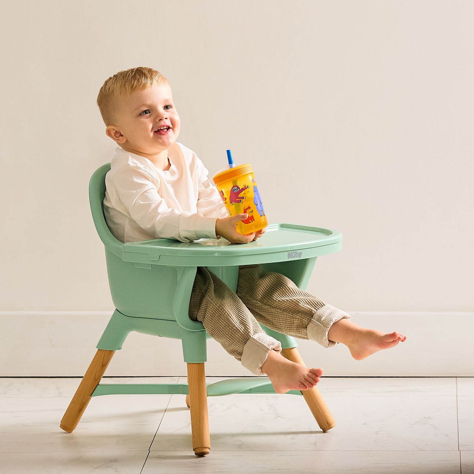 4-in-1 Multi-Use High Chair | Green Garden (VY7C)