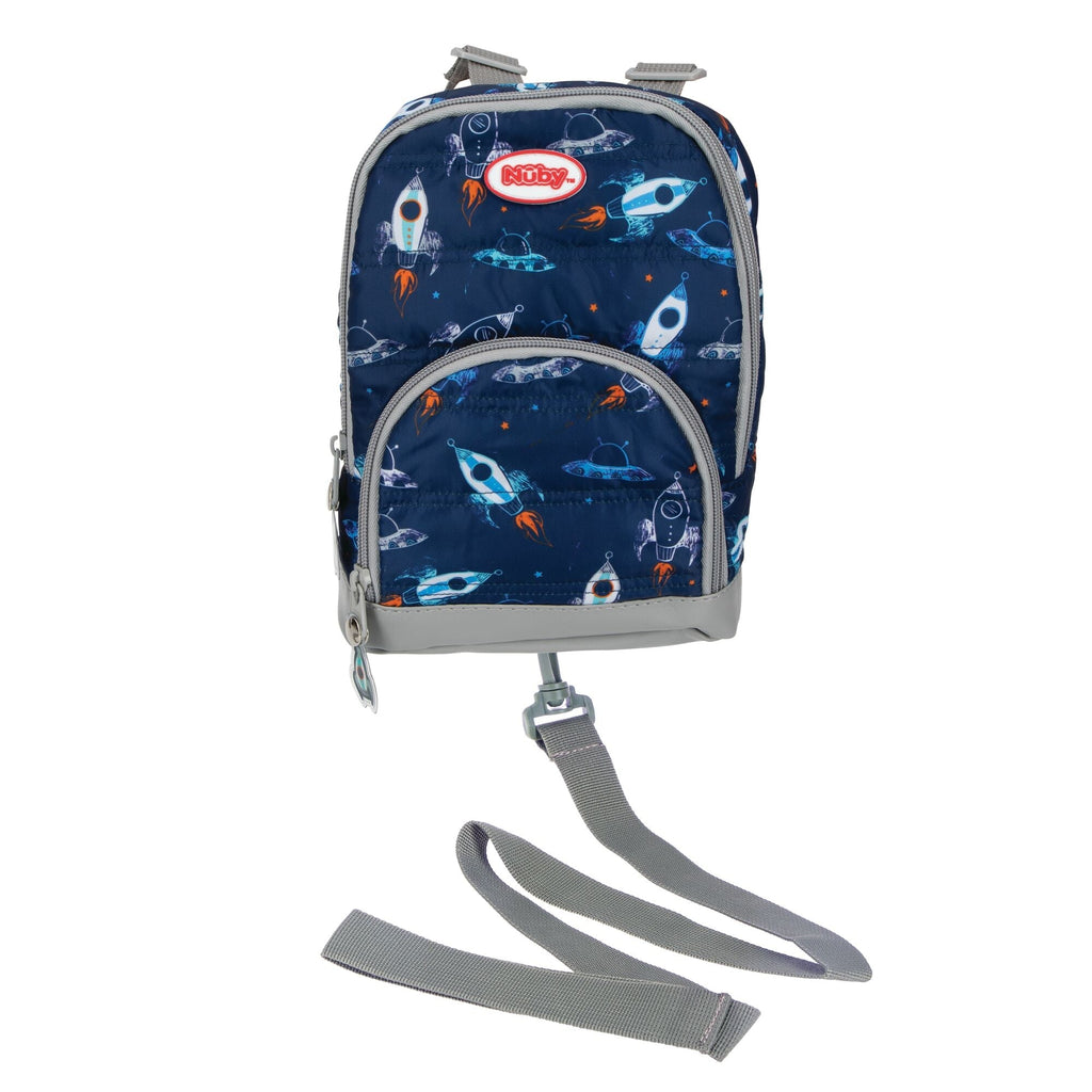 Quilted Space Backpack with Safety Harness (6Q7M)
