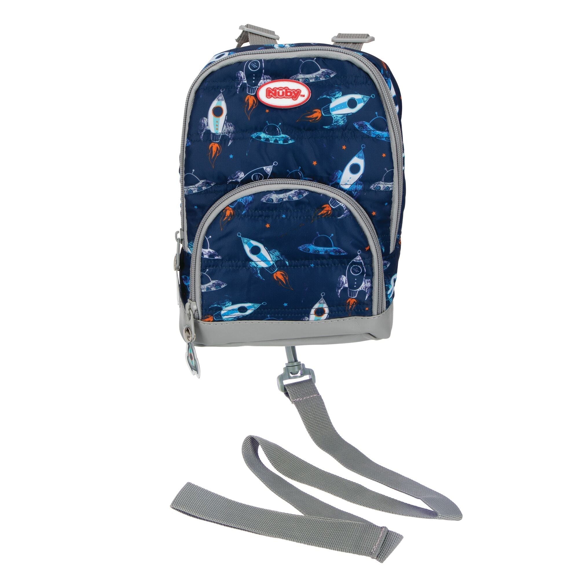 Quilted Space Backpack with Safety Harness (6Q7M)
